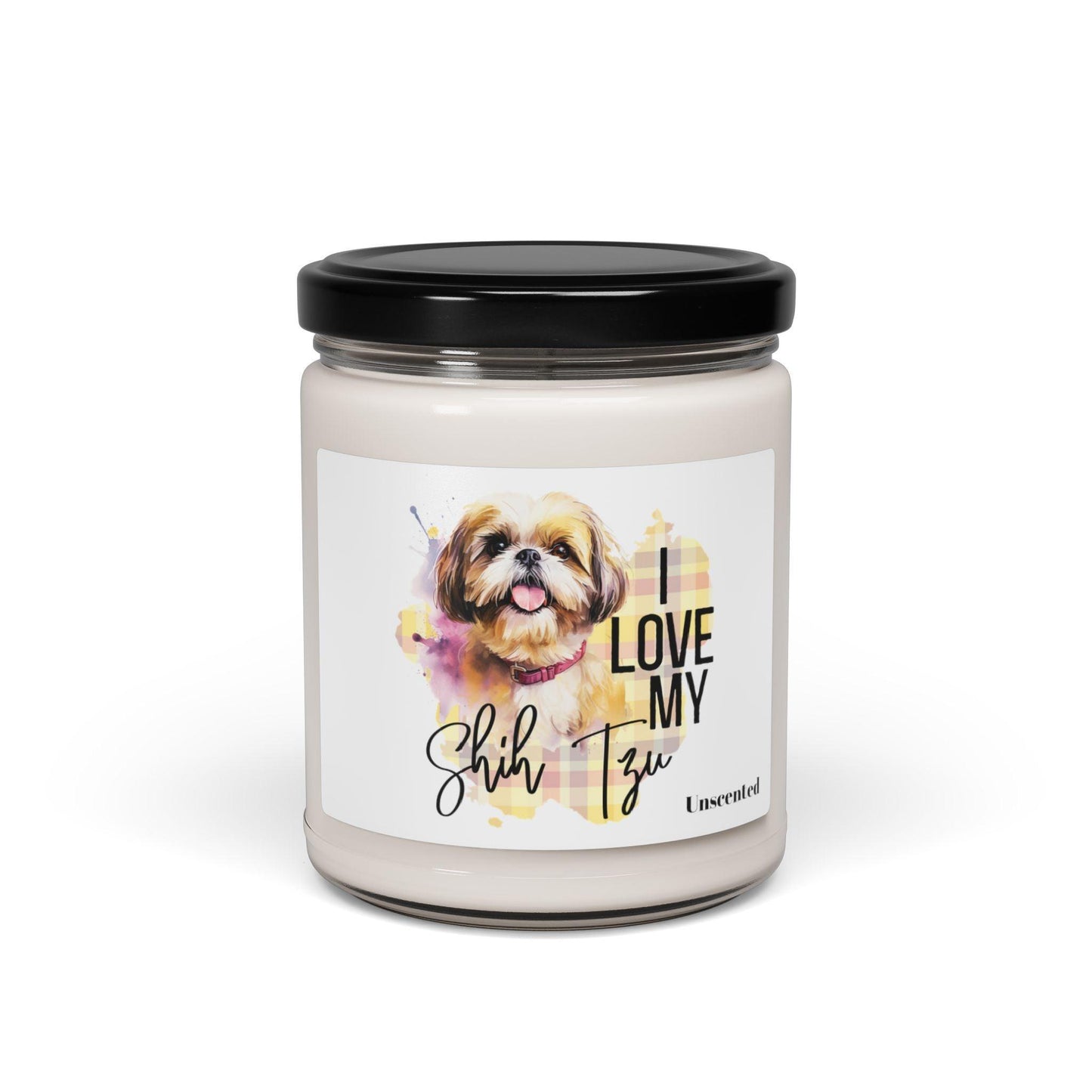 I Love My Shih Tzu Scented Soy Candle 9oz - Shih Tzu Gifts