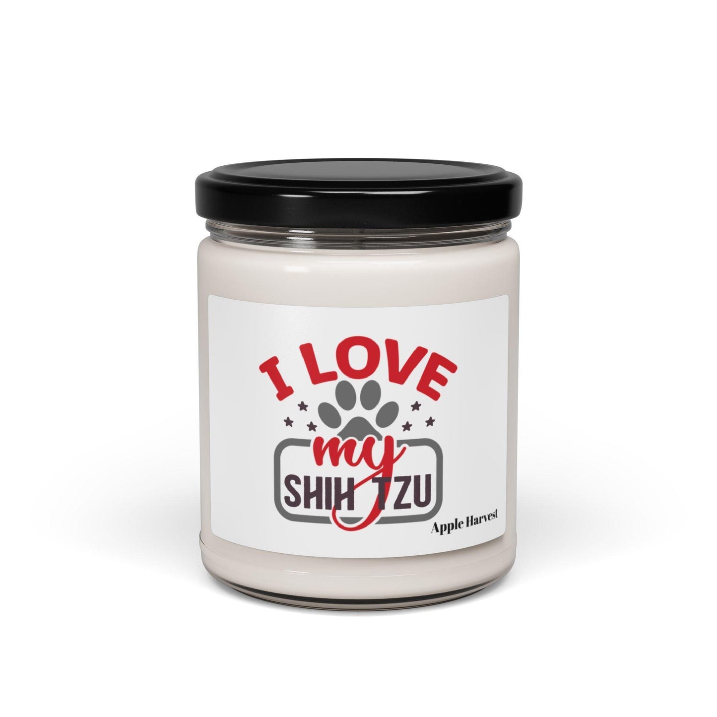 I Love My Shih Tzu Scented Soy Candle, 9oz - Shih Tzu Gifts