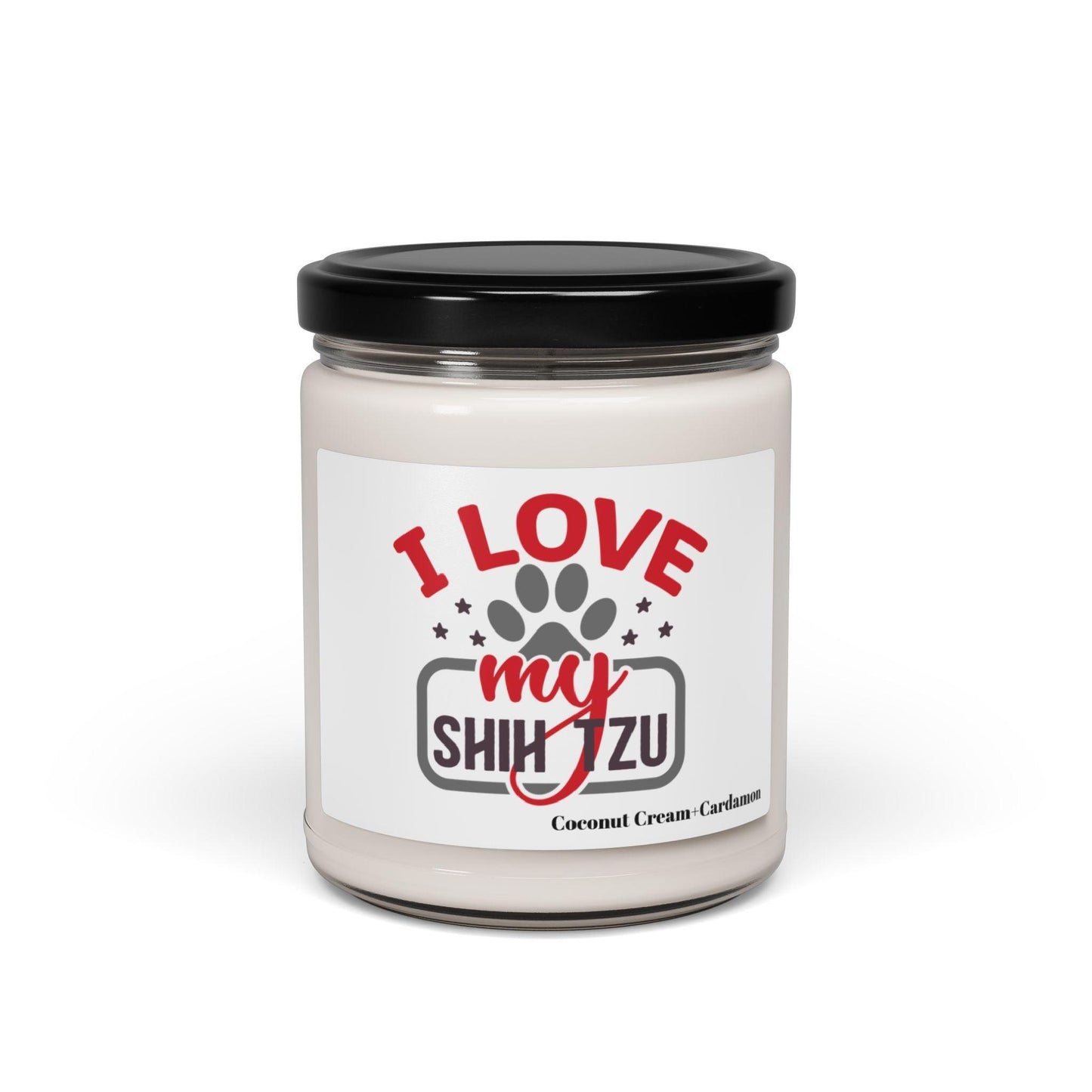 I Love My Shih Tzu Scented Soy Candle, 9oz - Shih Tzu Gifts