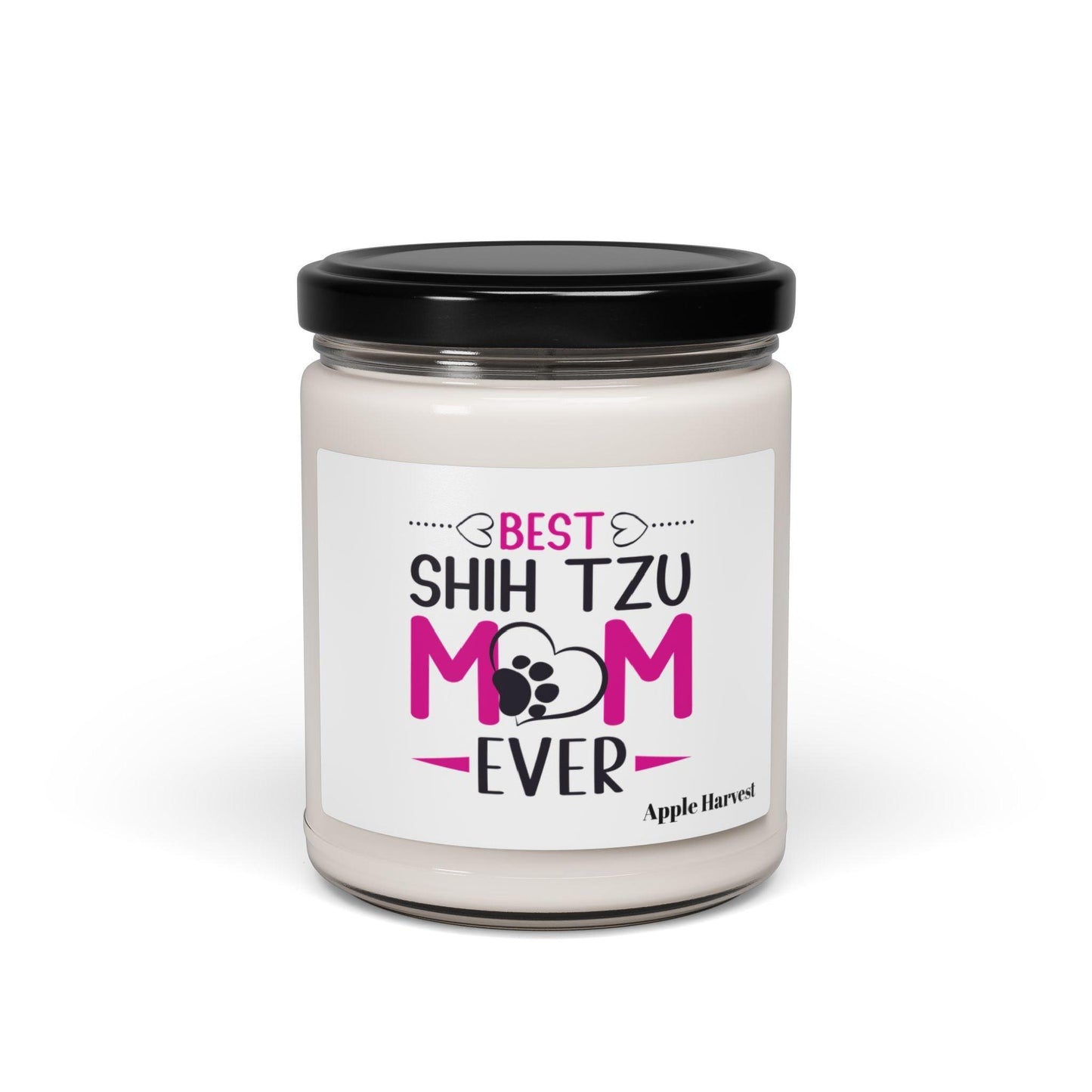 Best Shih Tzu Mom Ever Scented Soy Candle - Shih Tzu Gifts
