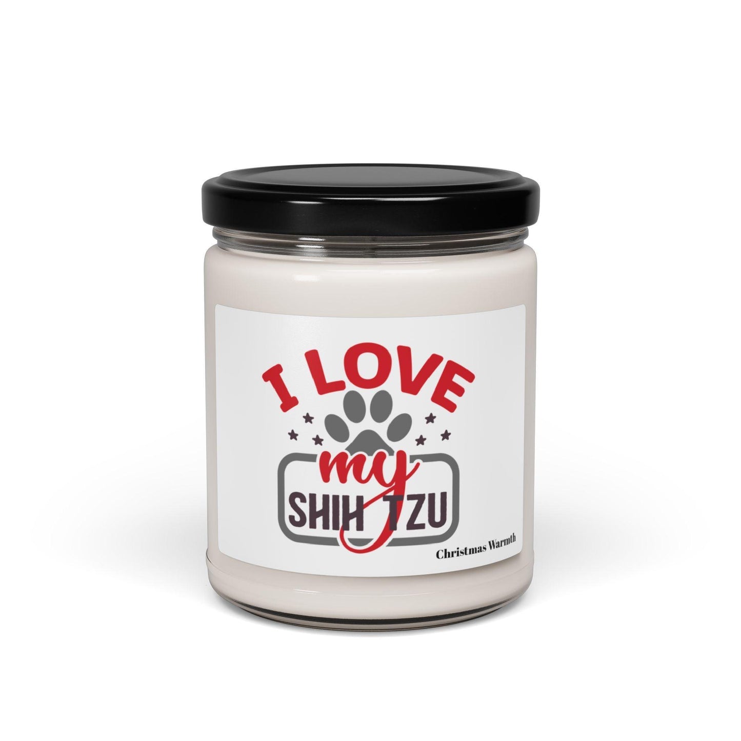 I Love My Shih Tzu Scented Soy Candle, 9oz - Shih Tzu Gifts