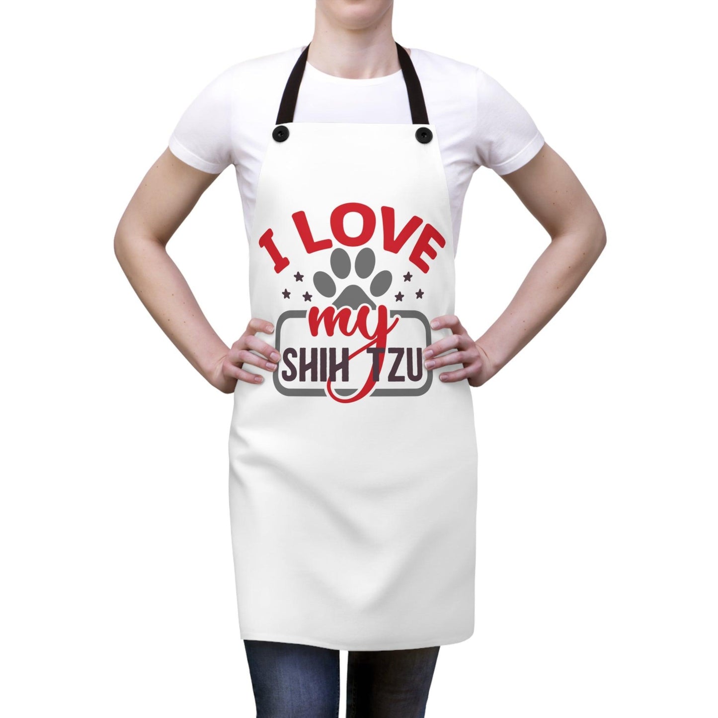 I Love My Shih Tzu Apron - Shih Tzu Gifts