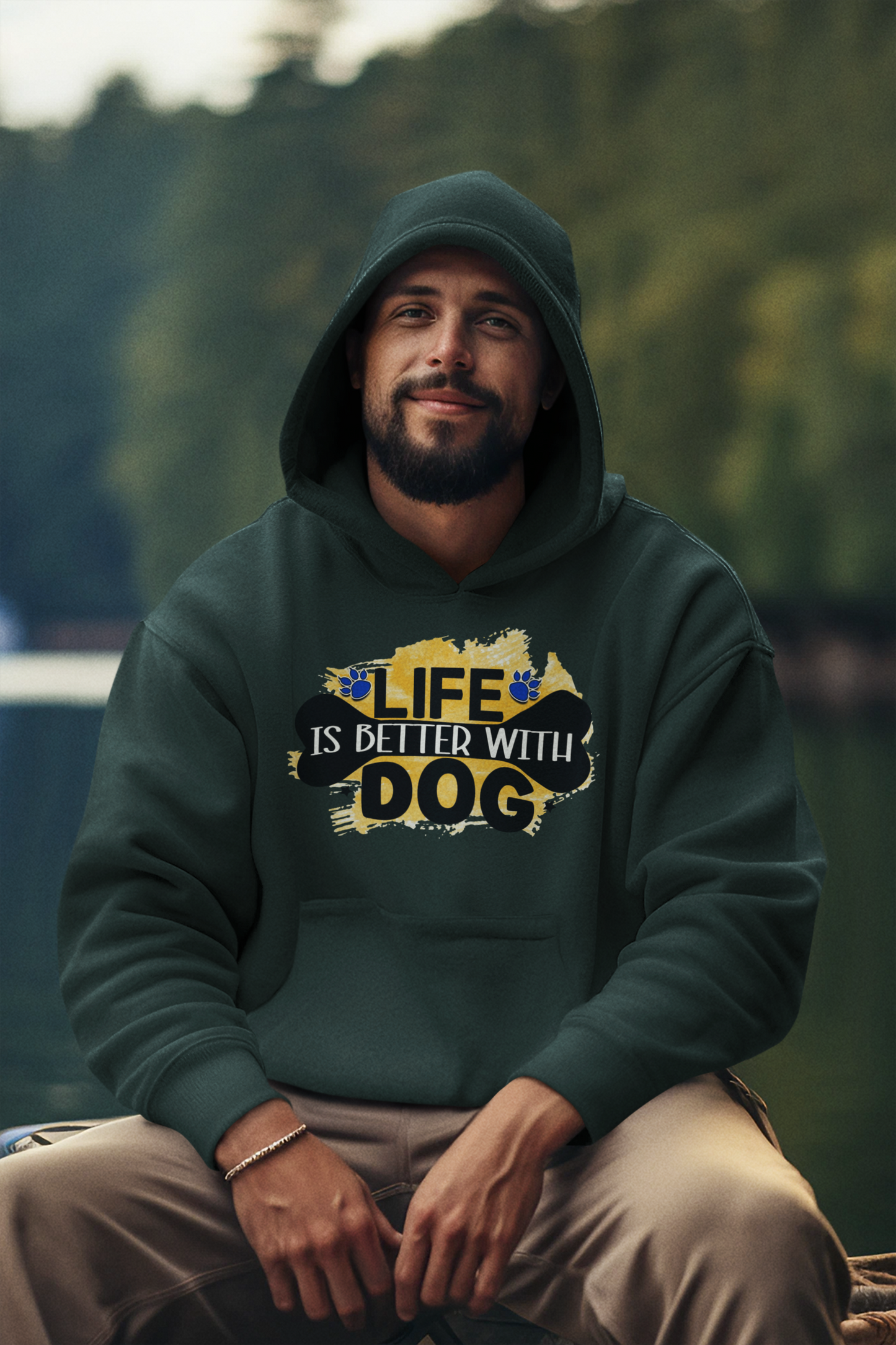 Life Is Better With Dog Hoodie – Cozy Gift for Dog Lovers & Owners