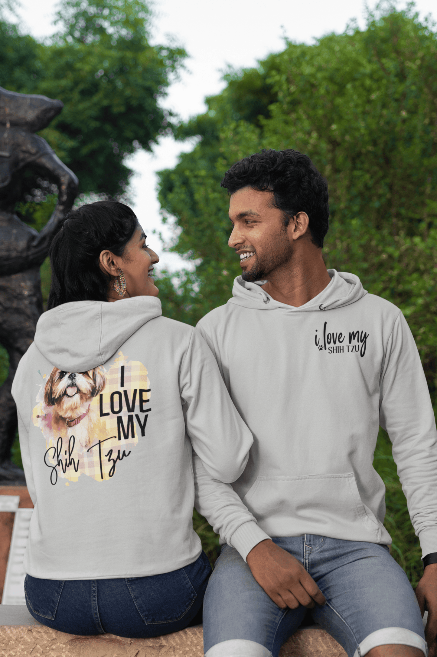 I Love My Shih Tzu Hooded Sweatshirt - Shih Tzu Gifts