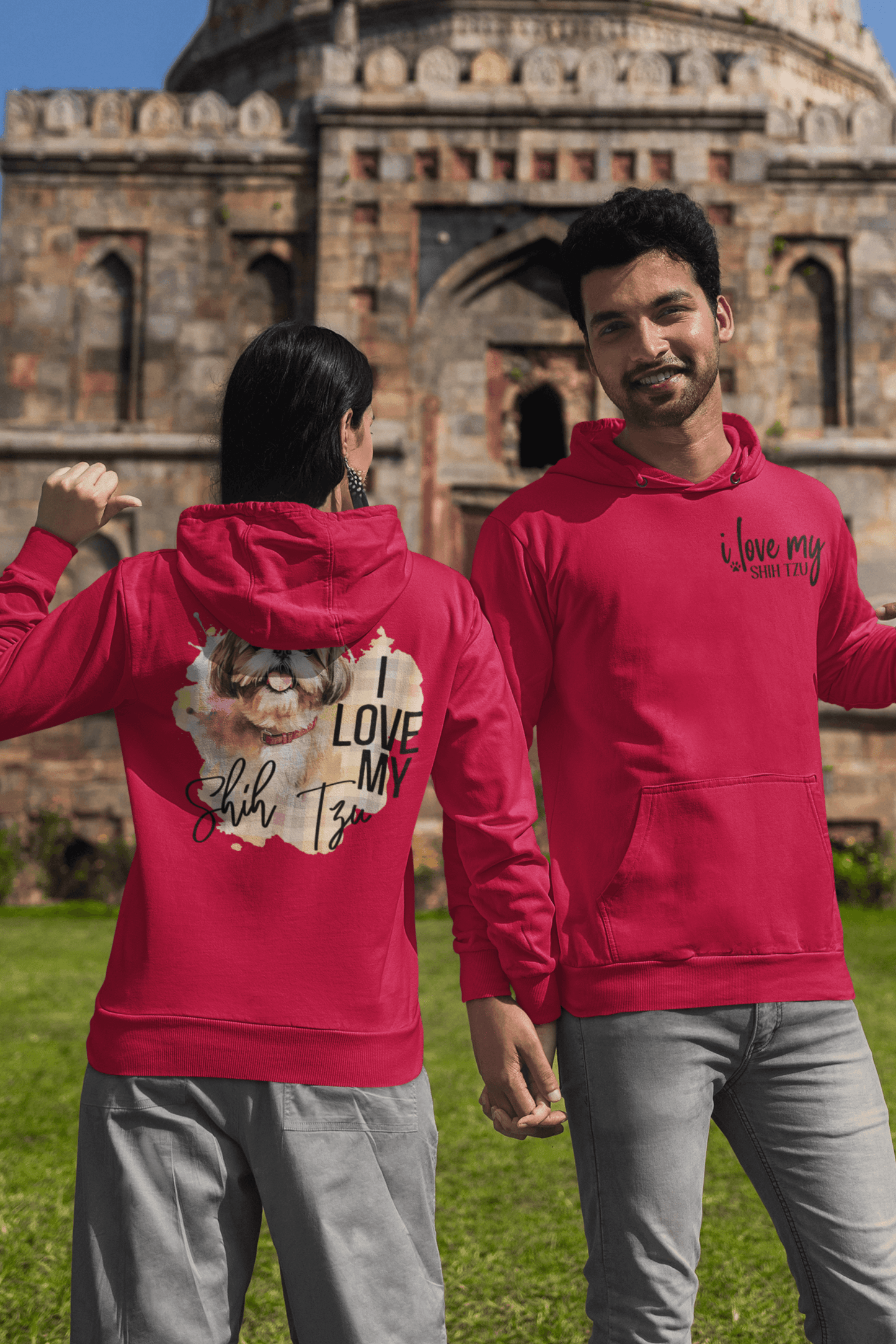 I Love My Shih Tzu Hooded Sweatshirt - Shih Tzu Gifts