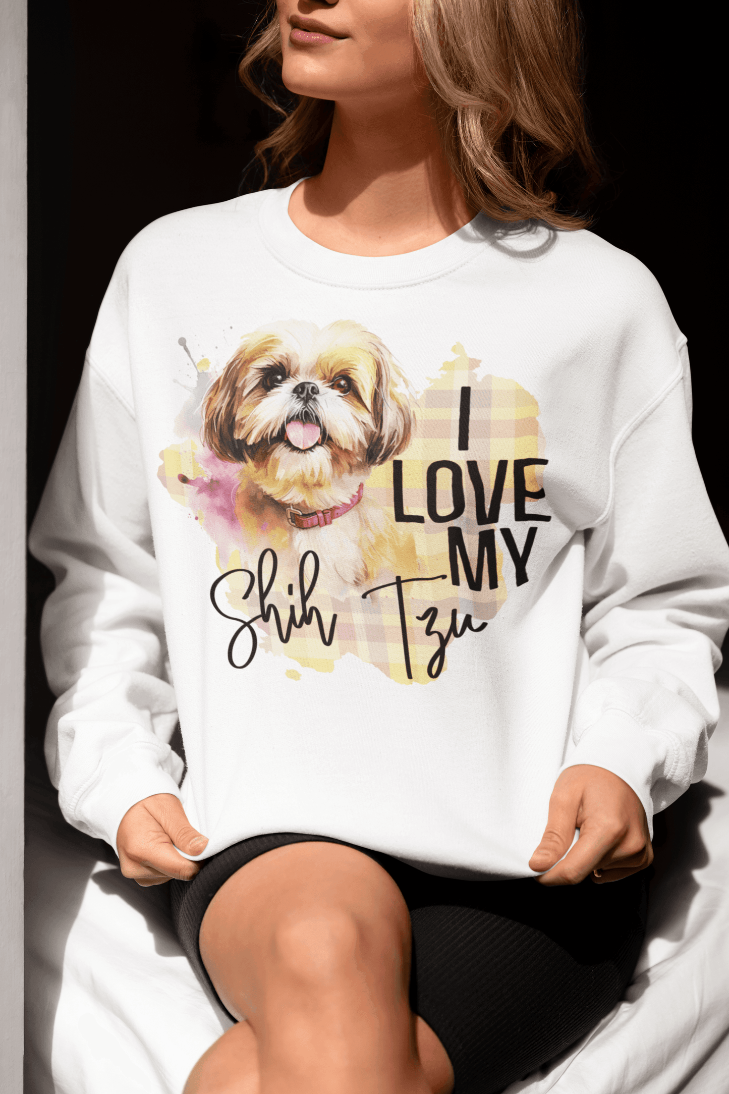 I Love My Shih Tzu Sweatshirt - Shih Tzu Gifts