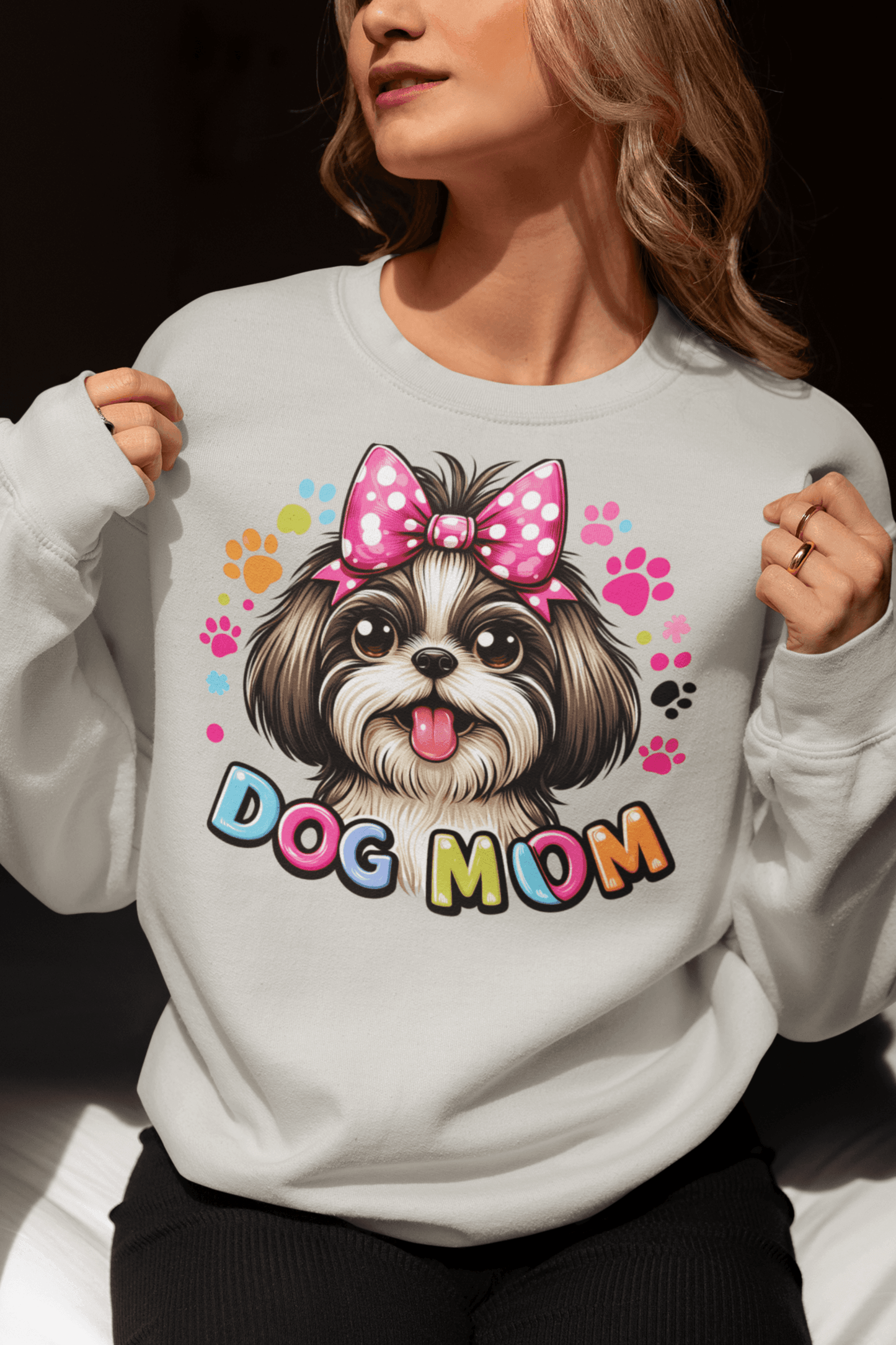 Shih Tzu Dog Mom Sweatshirt - Shih Tzu Gifts