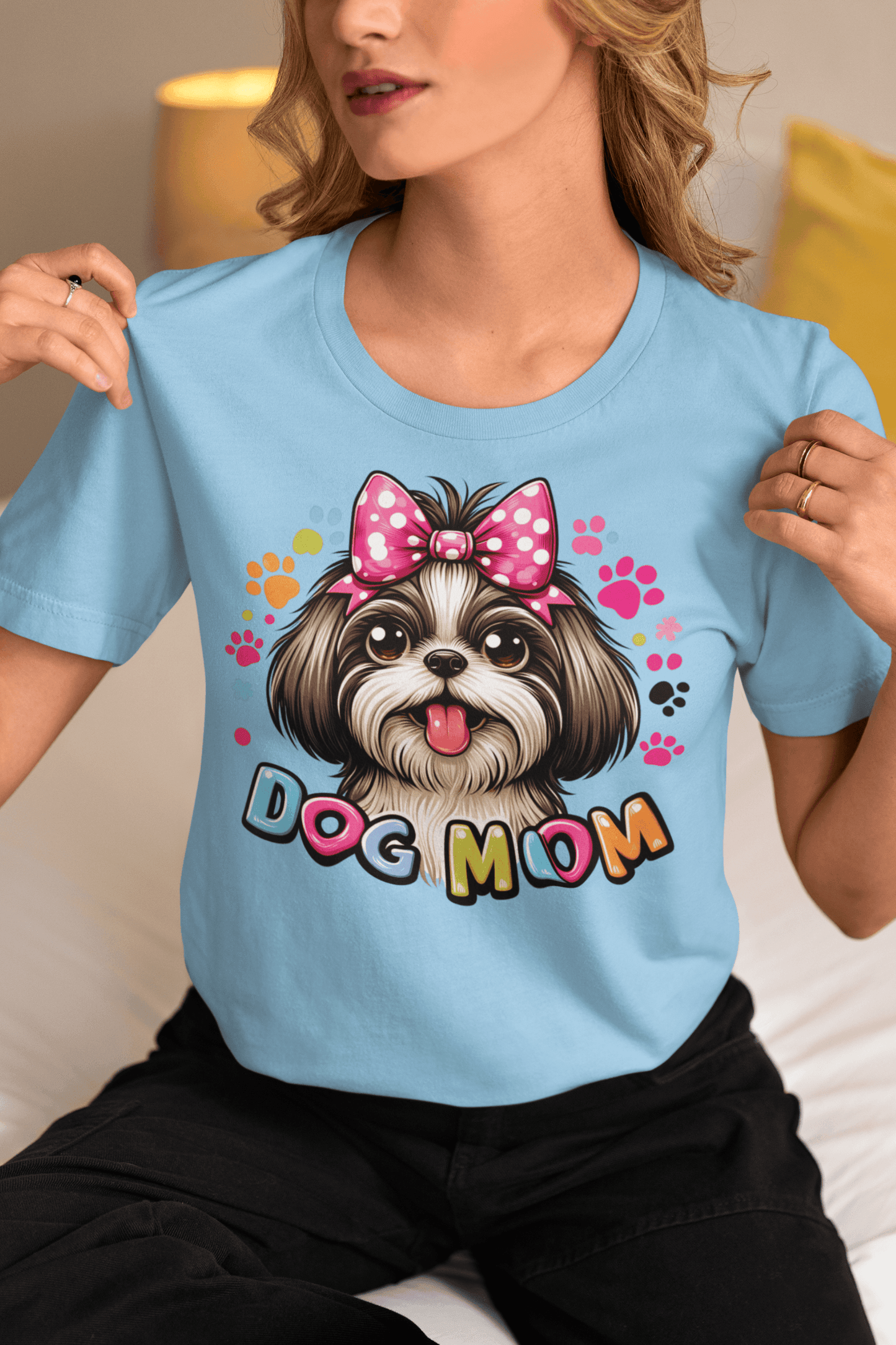 Shih Tzu Dog Mom T-Shirt – Perfect Gift for Proud Shih Tzu Lovers - Shih Tzu Gifts
