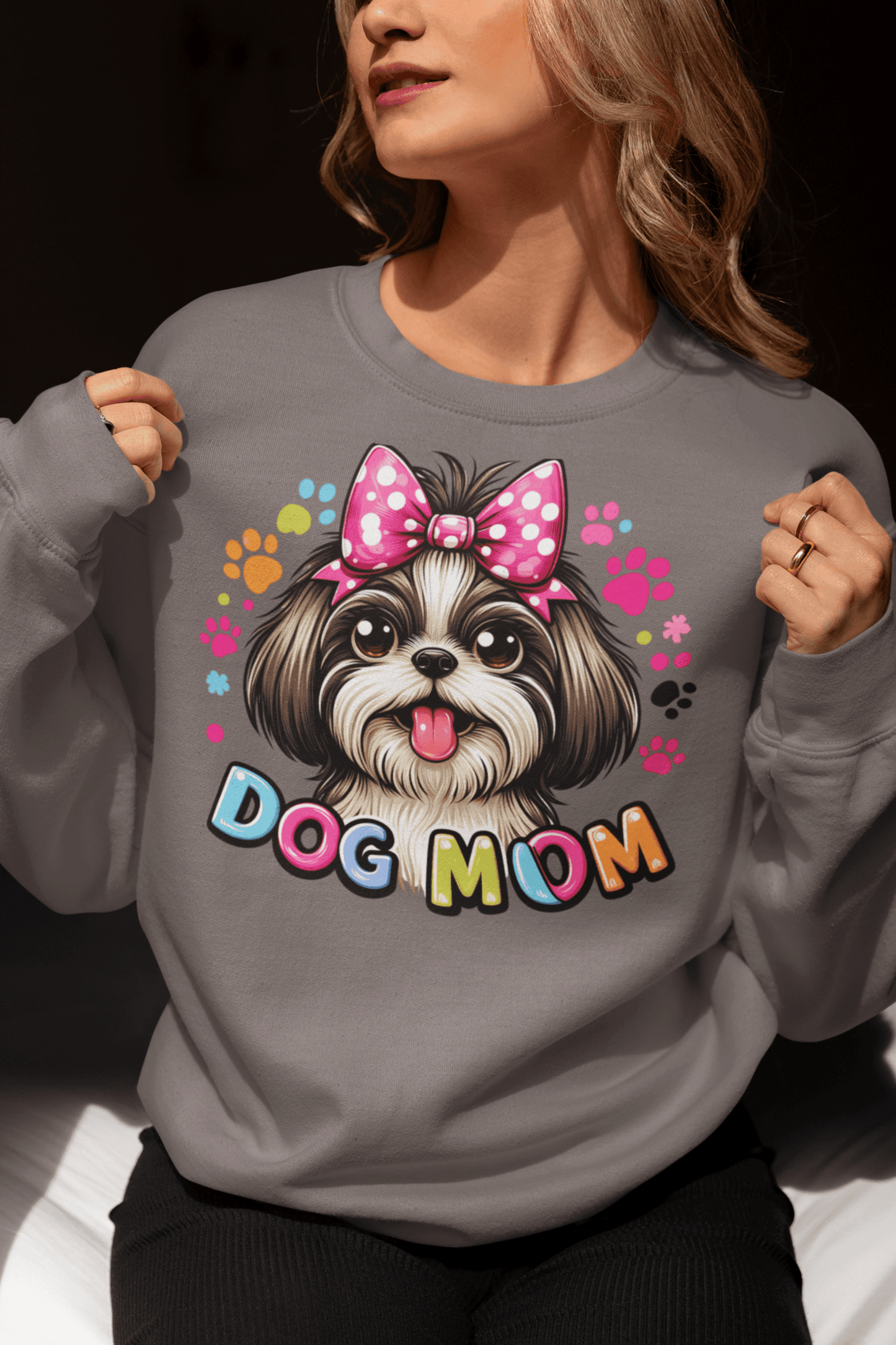Shih Tzu Dog Mom Sweatshirt - Shih Tzu Gifts