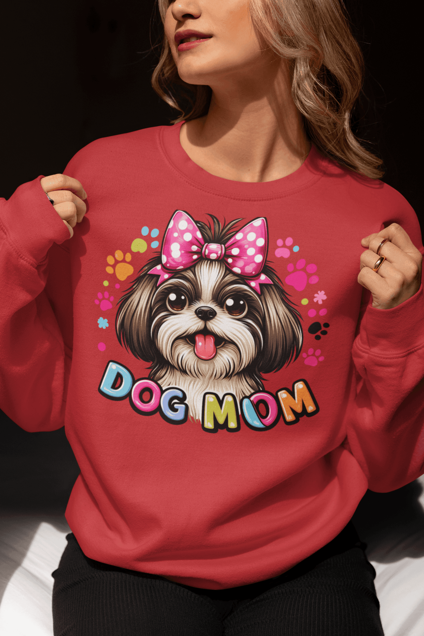 Shih Tzu Dog Mom Sweatshirt - Shih Tzu Gifts