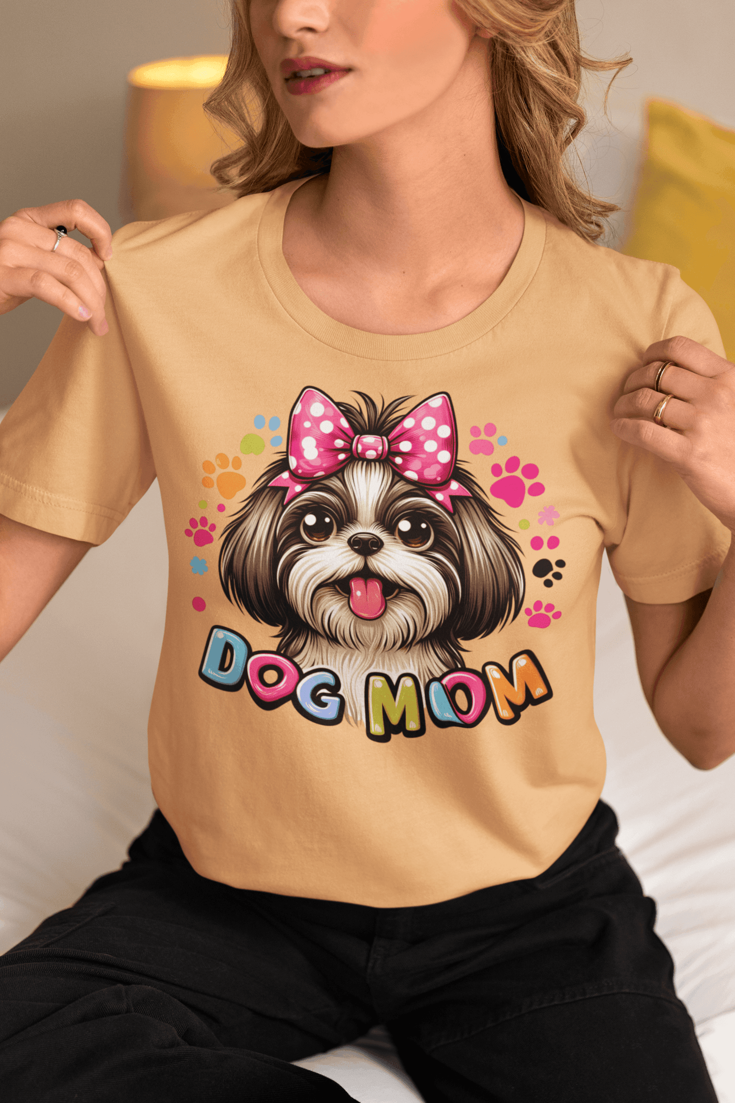Shih Tzu Dog Mom T-Shirt – Perfect Gift for Proud Shih Tzu Lovers - Shih Tzu Gifts