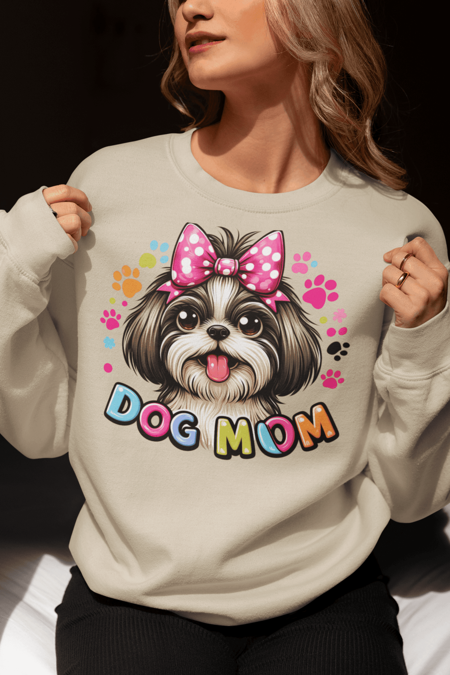 Shih Tzu Dog Mom Sweatshirt - Shih Tzu Gifts
