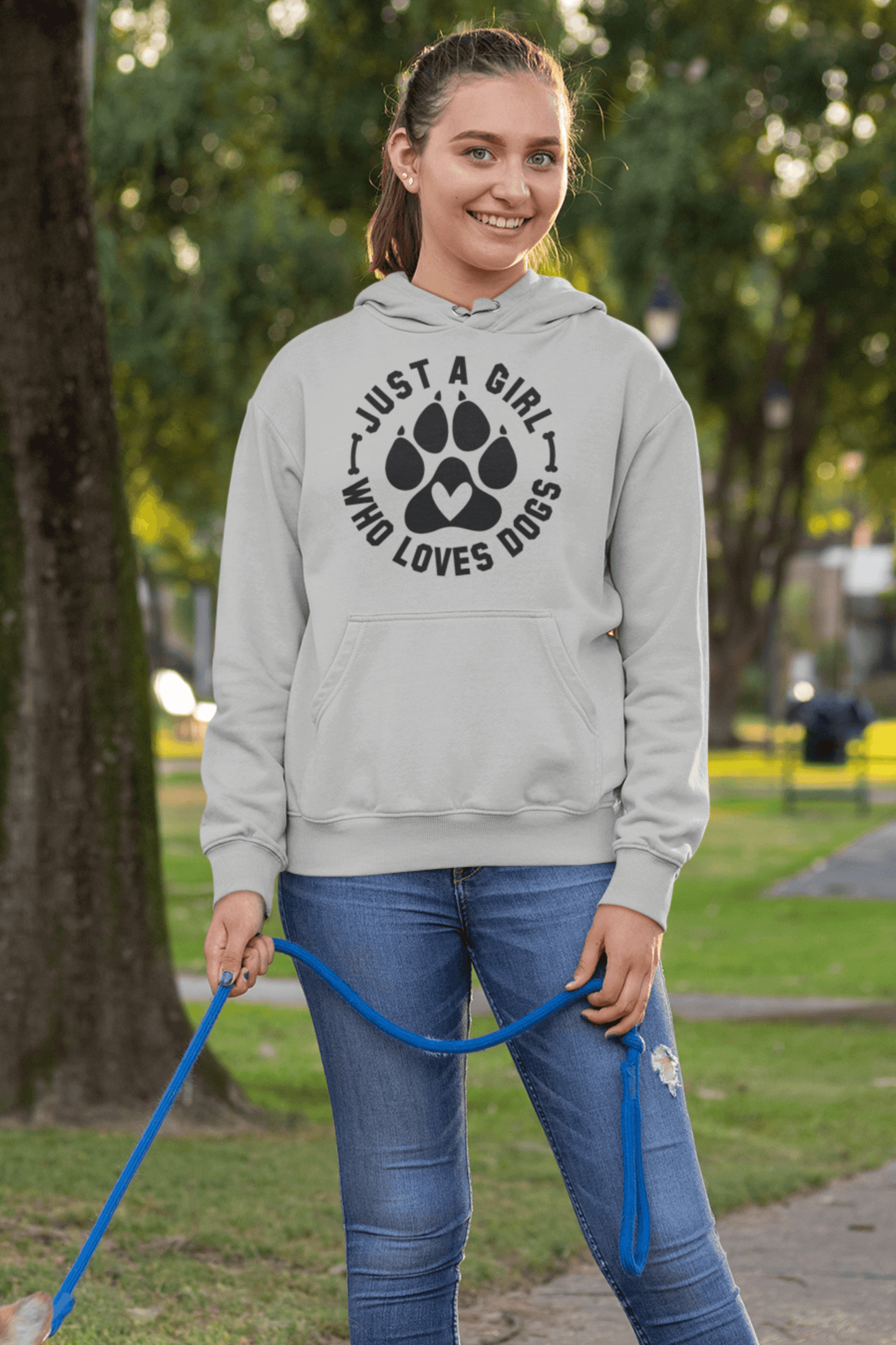 Just a Girl Who Loves Dogs Hoodie – Perfect Gift for Dog Lovers