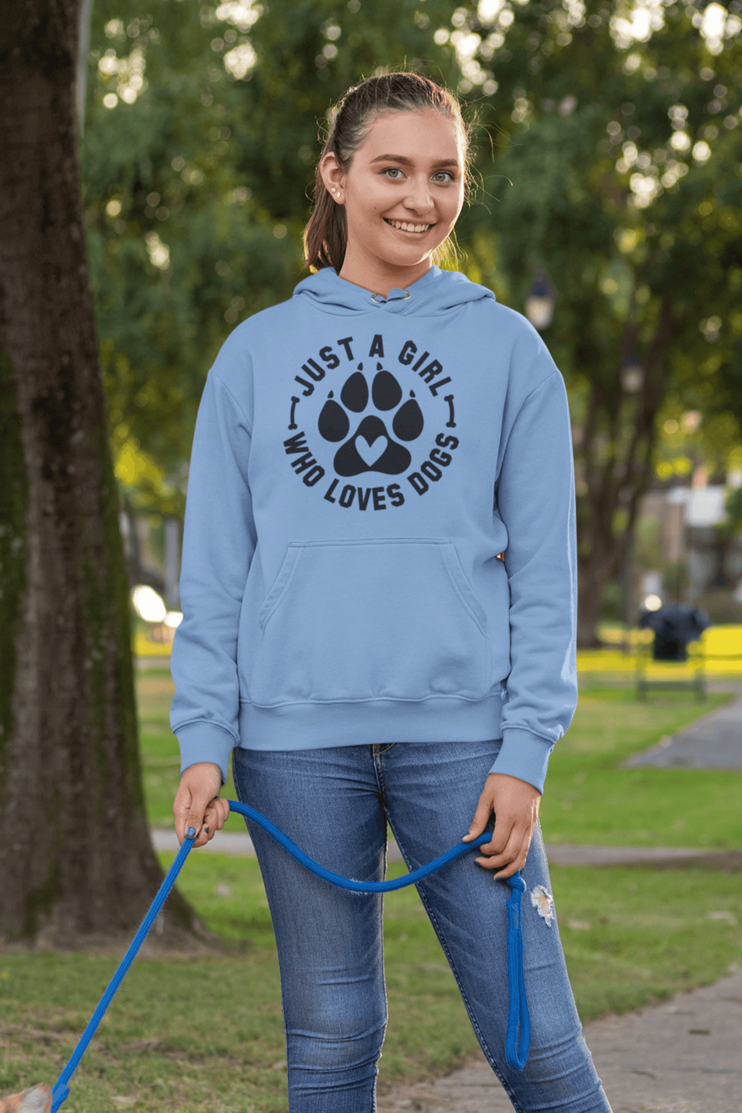 Just a Girl Who Loves Dogs Hoodie – Perfect Gift for Dog Lovers