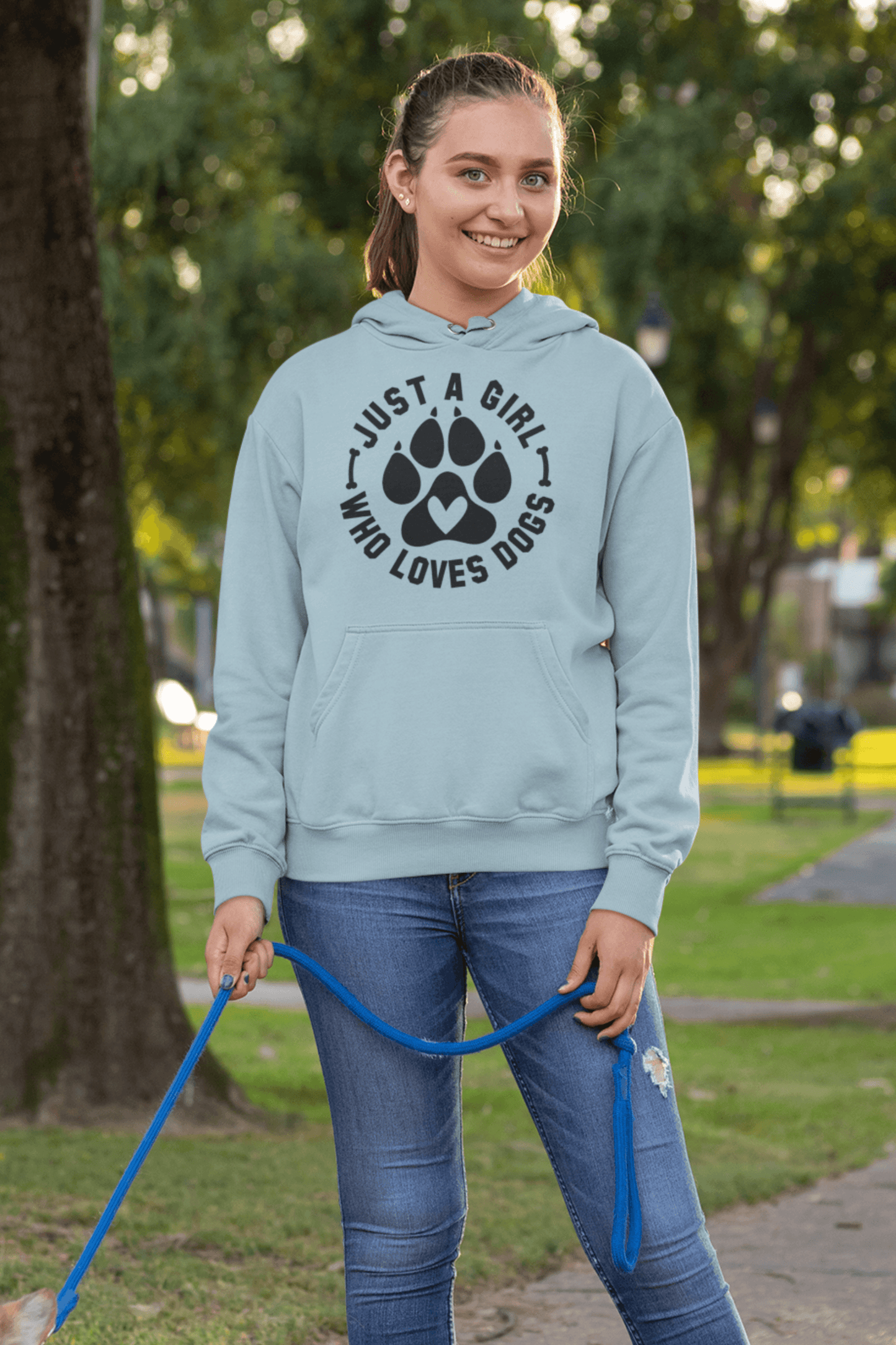 Just a Girl Who Loves Dogs Hoodie – Perfect Gift for Dog Lovers