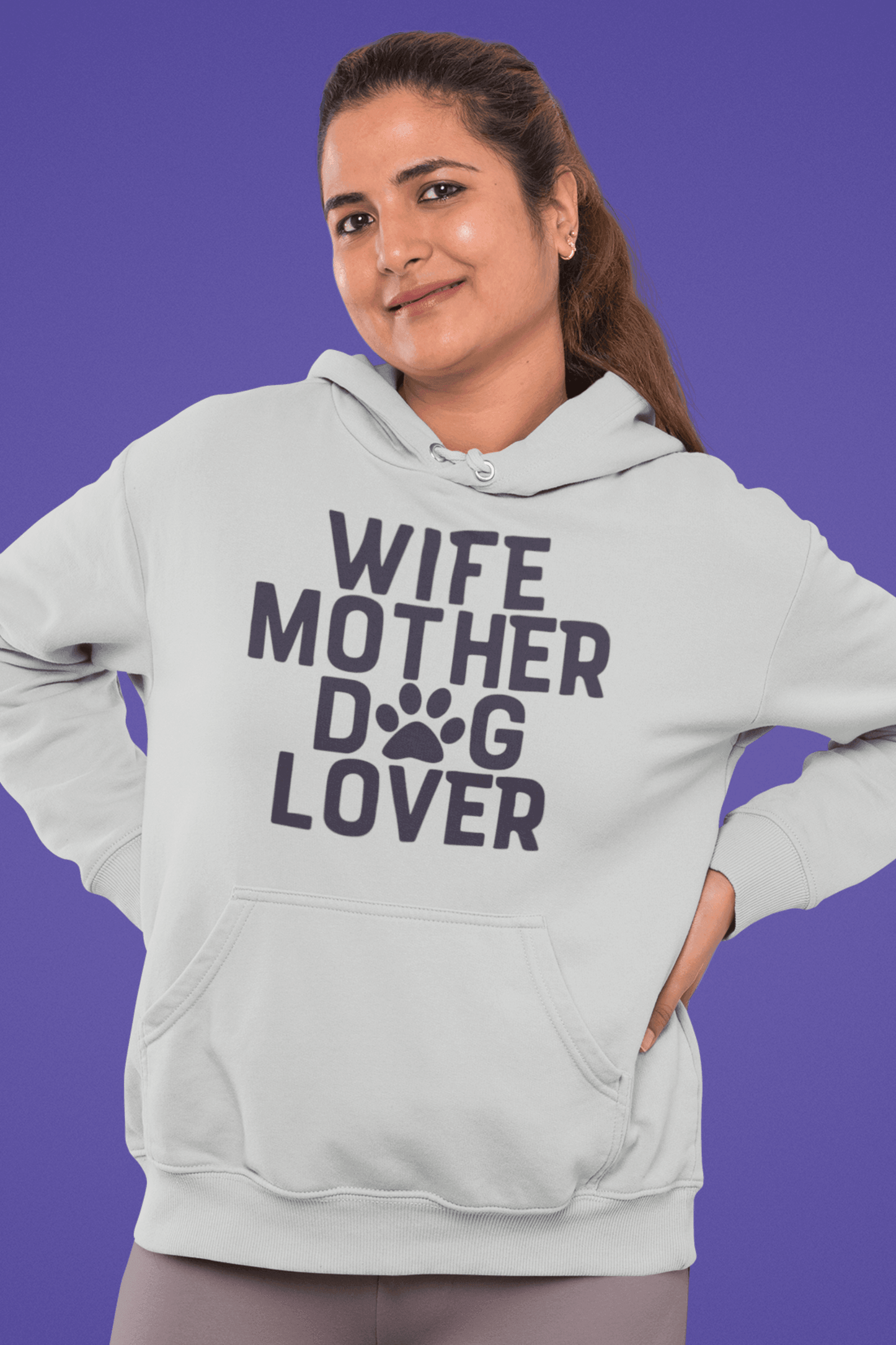 Wife Mother Dog Lover Hooded Sweatshirt - Shih Tzu Gifts