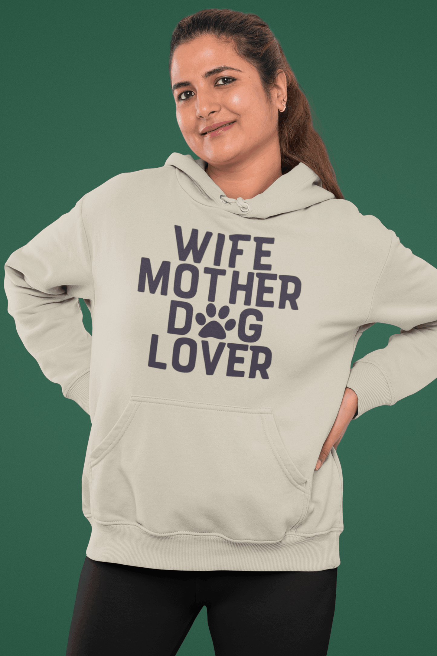 Wife Mother Dog Lover Hooded Sweatshirt - Shih Tzu Gifts