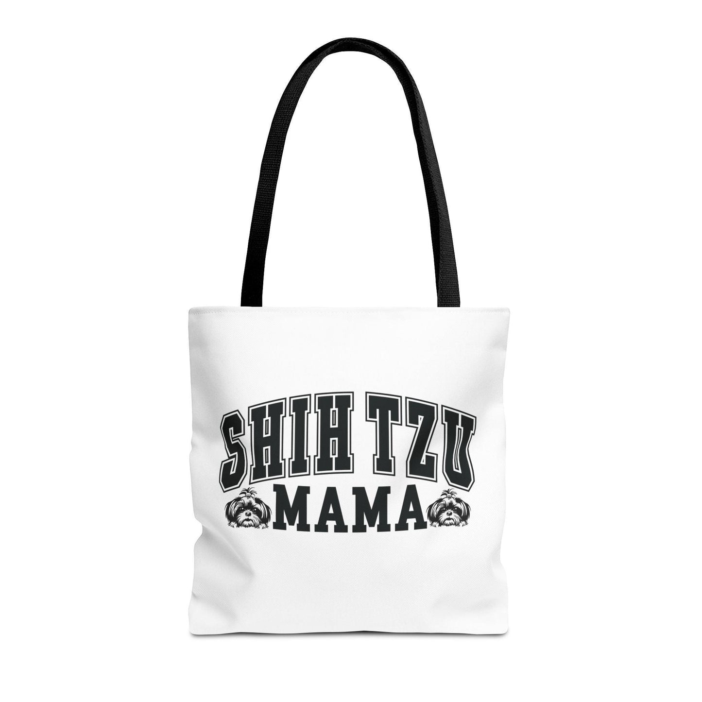 Shih Tzu Mama White Tote Bag - Shih Tzu Gifts