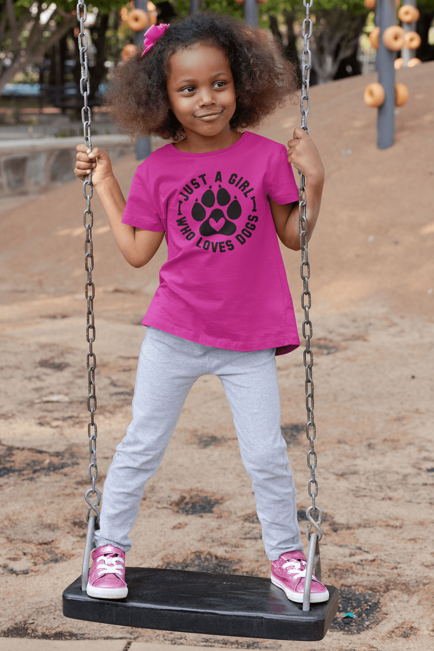 Just a Girl Who Loves Dogs - Youth Short Sleeve Tee