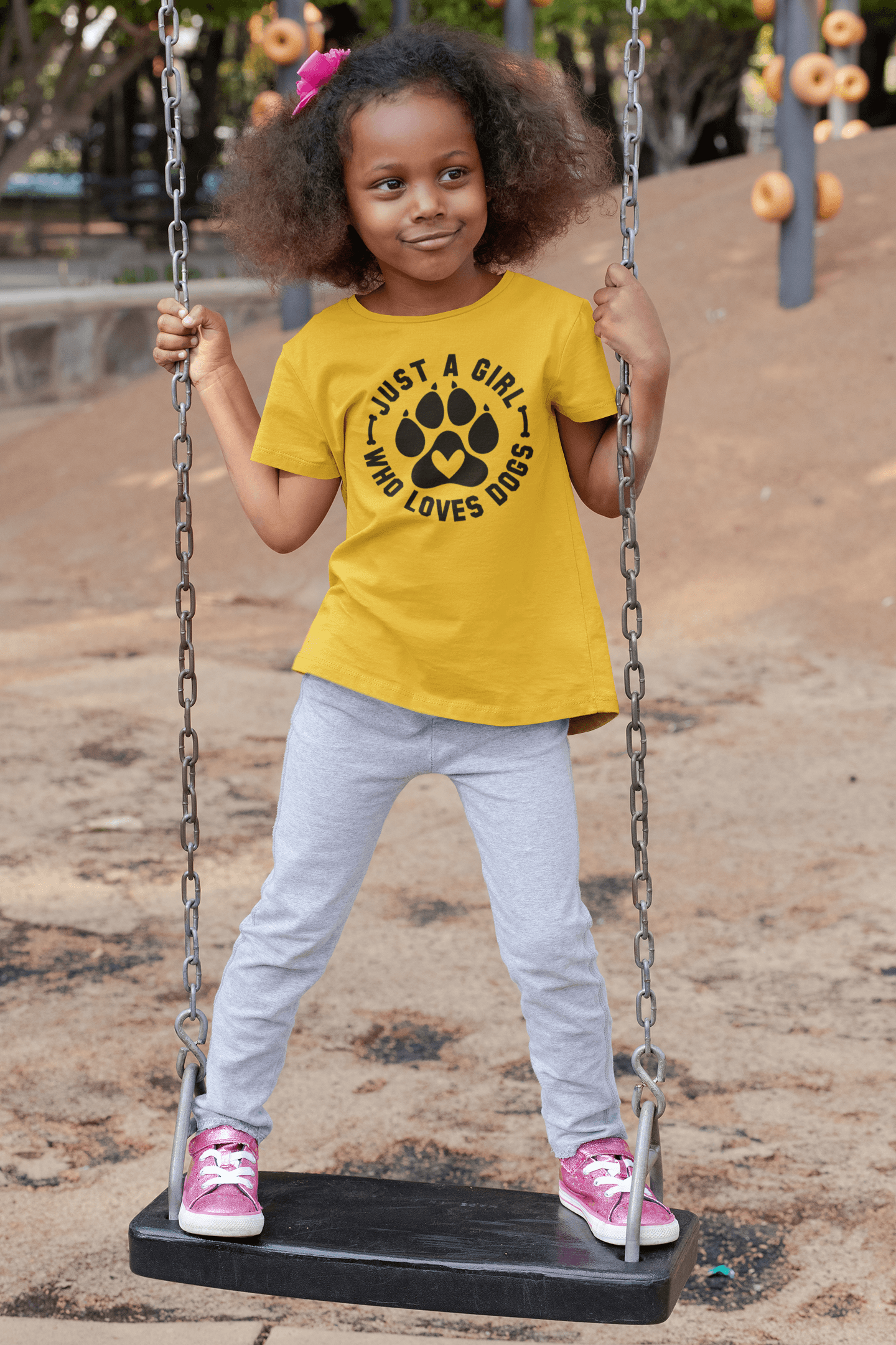 Just a Girl Who Loves Dogs - Youth Short Sleeve Tee