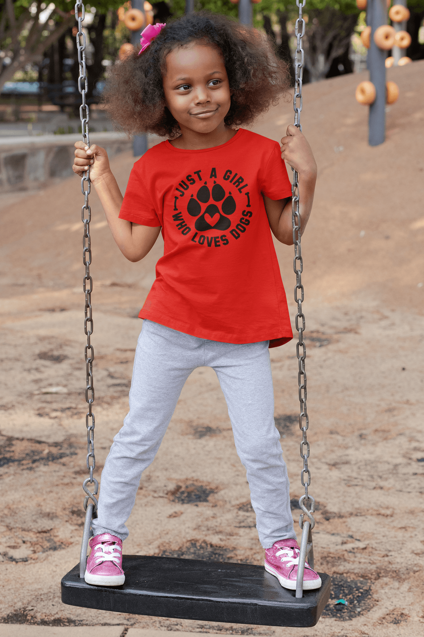 Just a Girl Who Loves Dogs - Youth Short Sleeve Tee