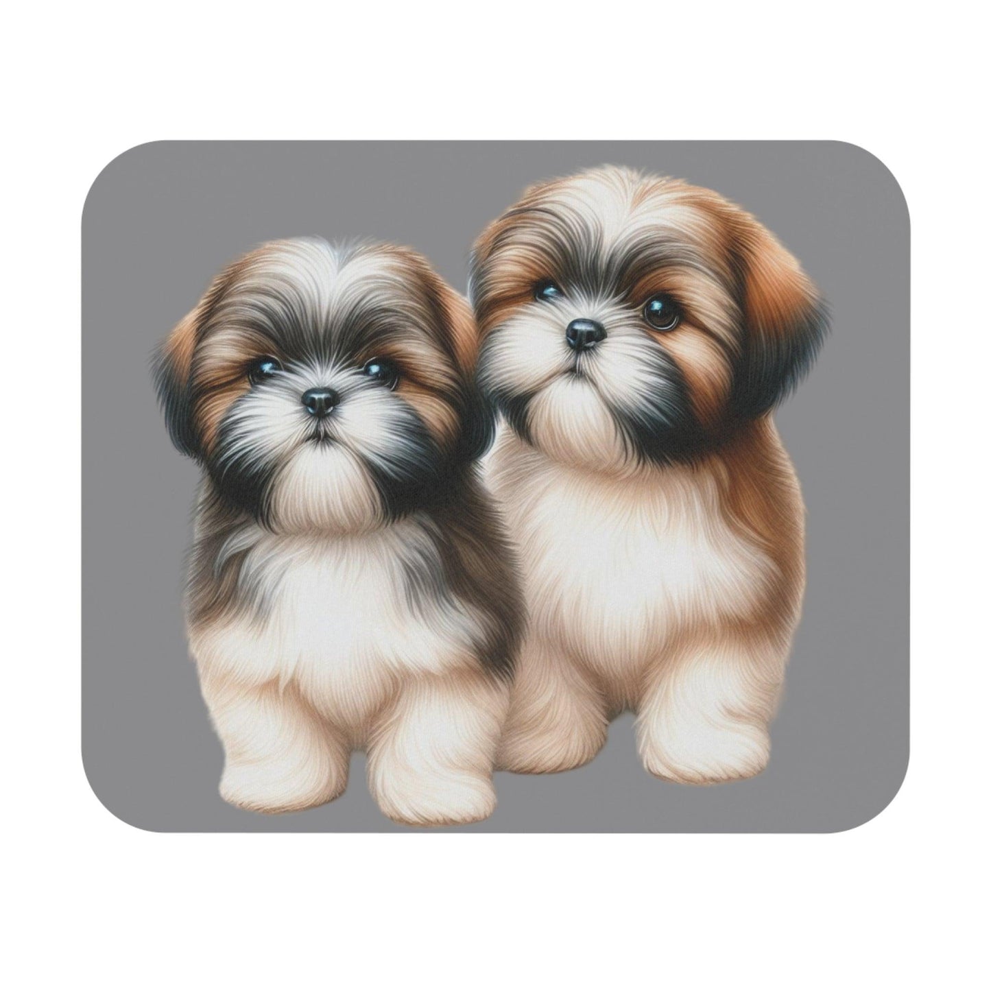 Two Babies Shih Tzu Mouse Pad - Shih Tzu Gifts