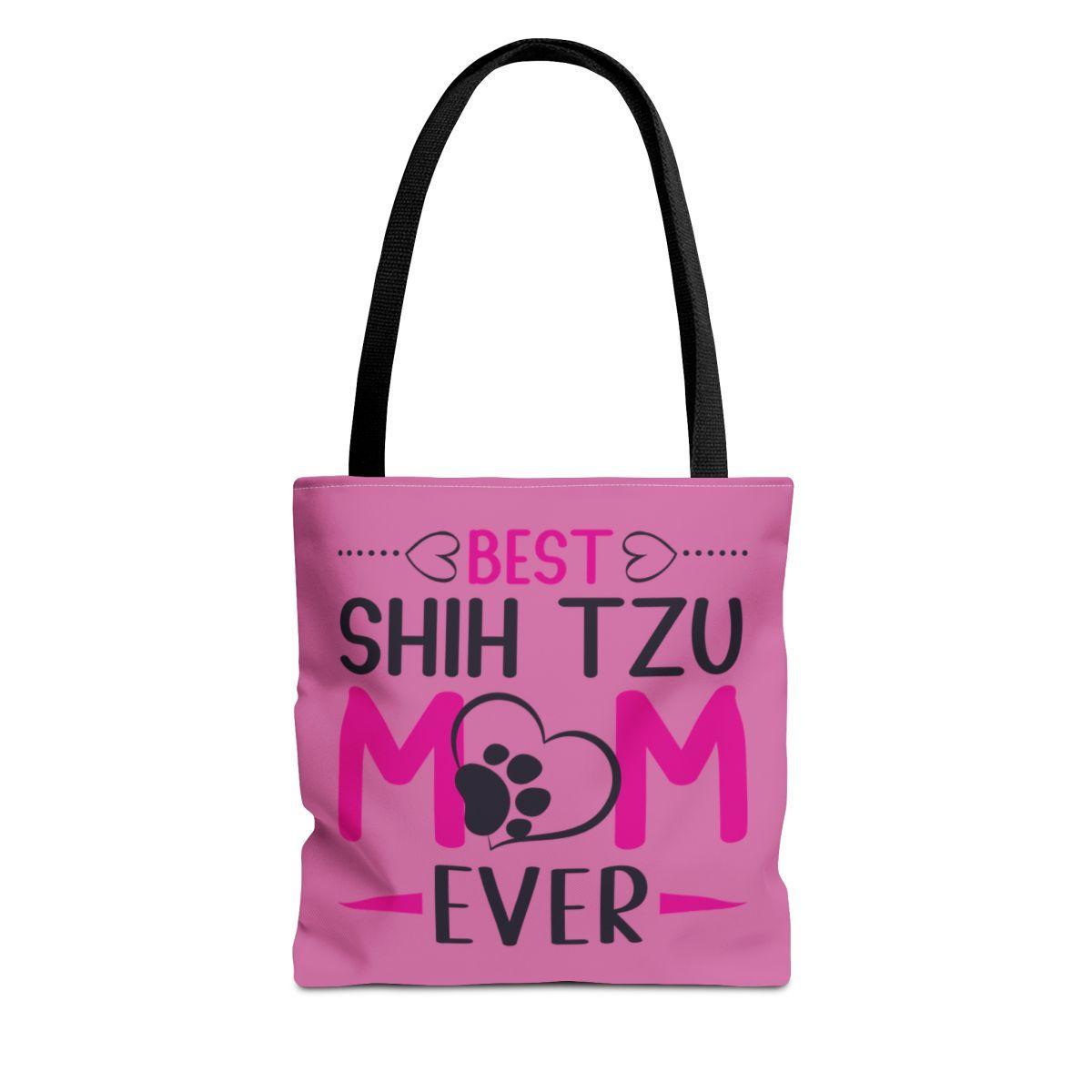 Best Shih Tzu Mom Ever Tote Bag - Shih Tzu Gifts