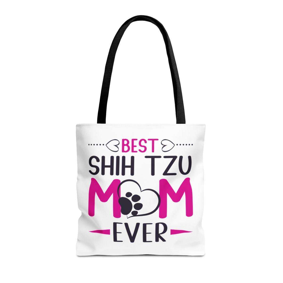 Best Shih Tzu Mom Ever Tote Bag - Shih Tzu Gifts