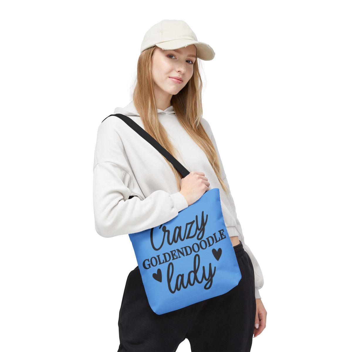 Crazy Goldendoodle Lady Tote Bag – Cute Gift for Dog Moms