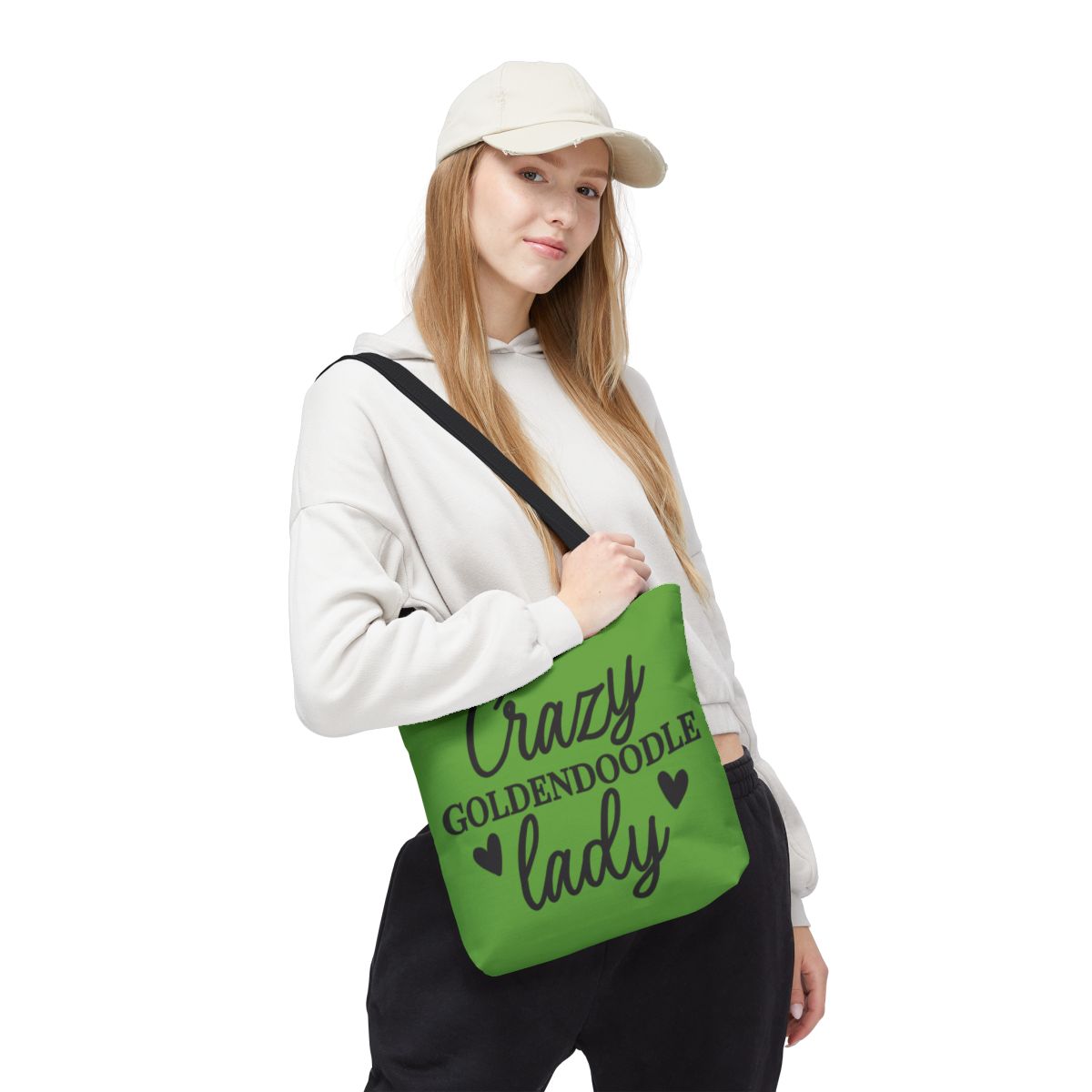 Crazy Goldendoodle Lady Tote Bag – Cute Gift for Dog Moms