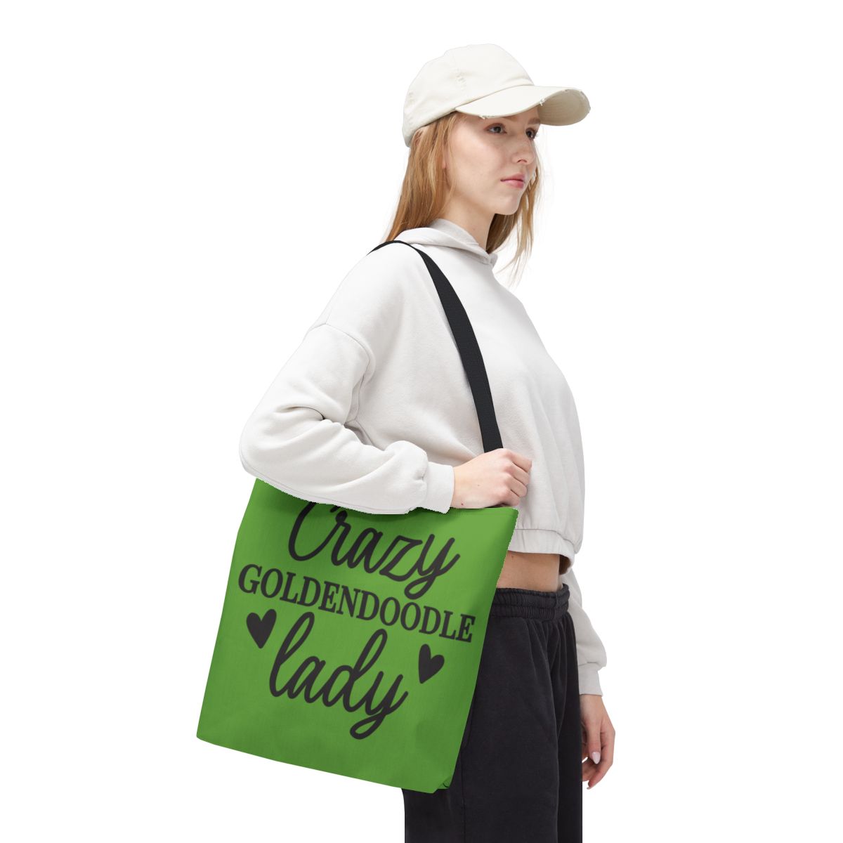 Crazy Goldendoodle Lady Tote Bag – Cute Gift for Dog Moms
