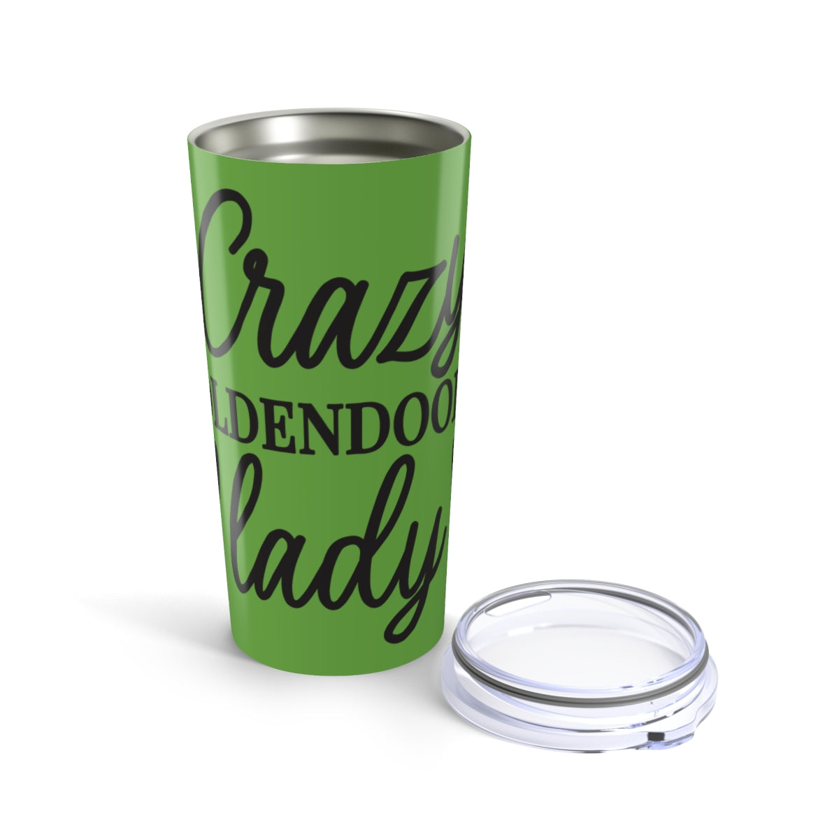 Crazy Goldendoodle Lady Tumbler - 20oz Gift for Doodle Dog Moms
