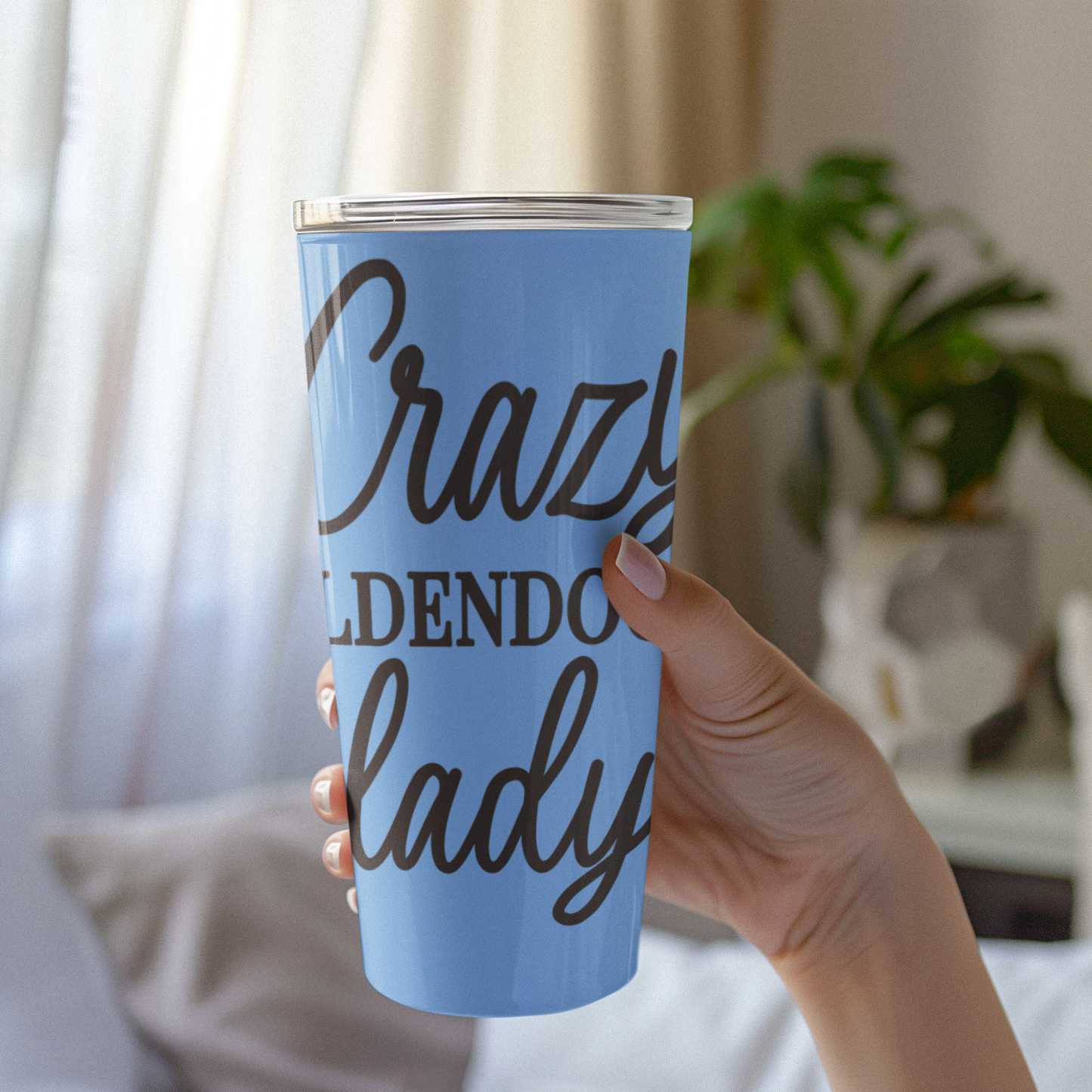 Crazy Goldendoodle Lady Tumbler - 20oz Gift for Doodle Dog Moms
