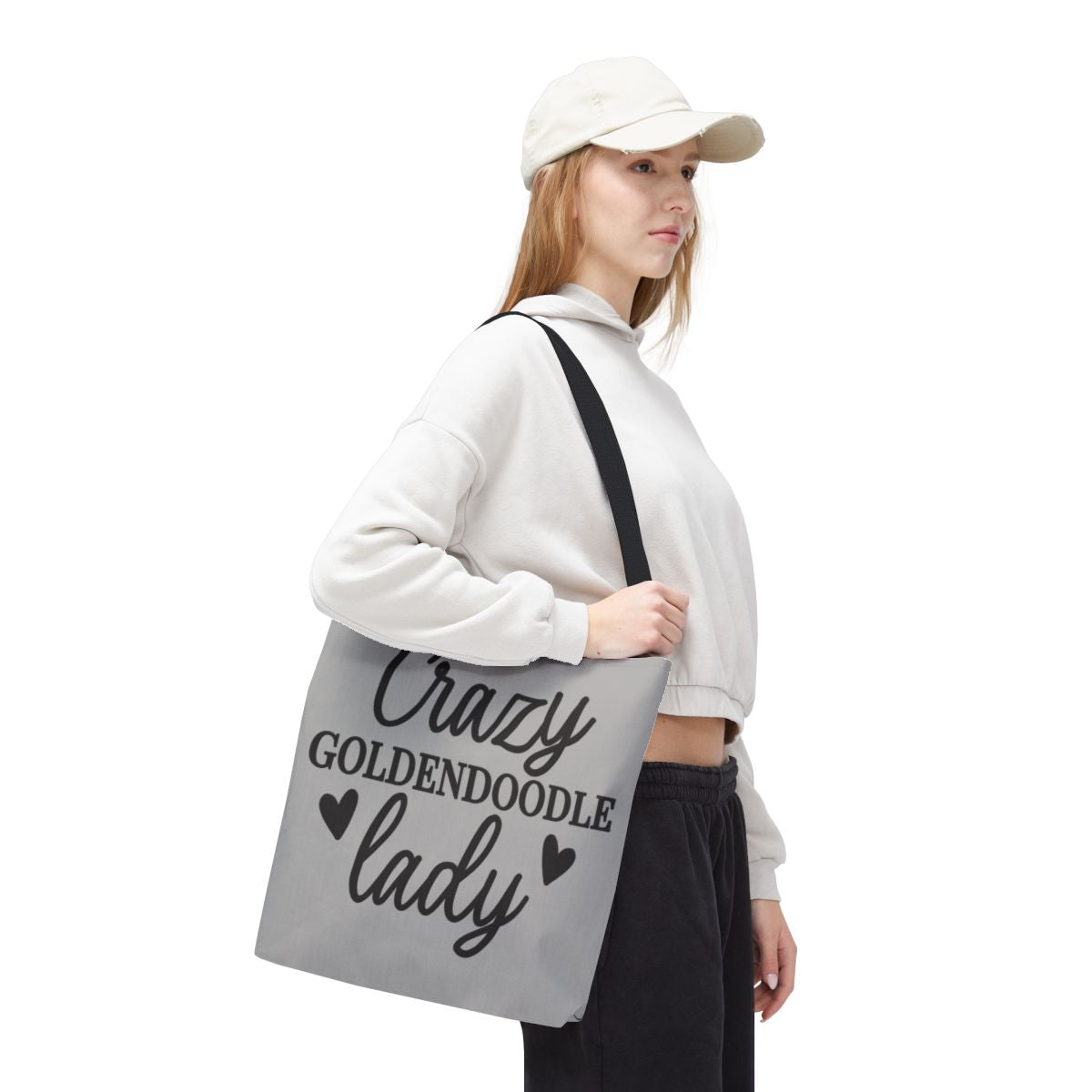 Crazy Goldendoodle Lady Tote Bag – Cute Gift for Dog Moms