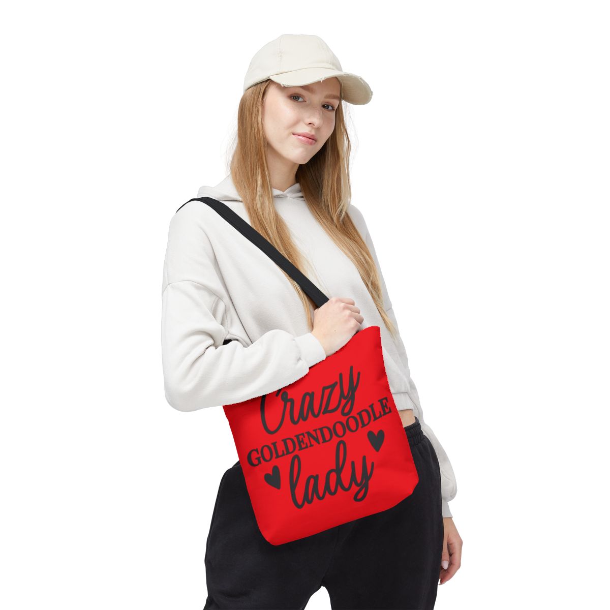 Crazy Goldendoodle Lady Tote Bag – Cute Gift for Dog Moms