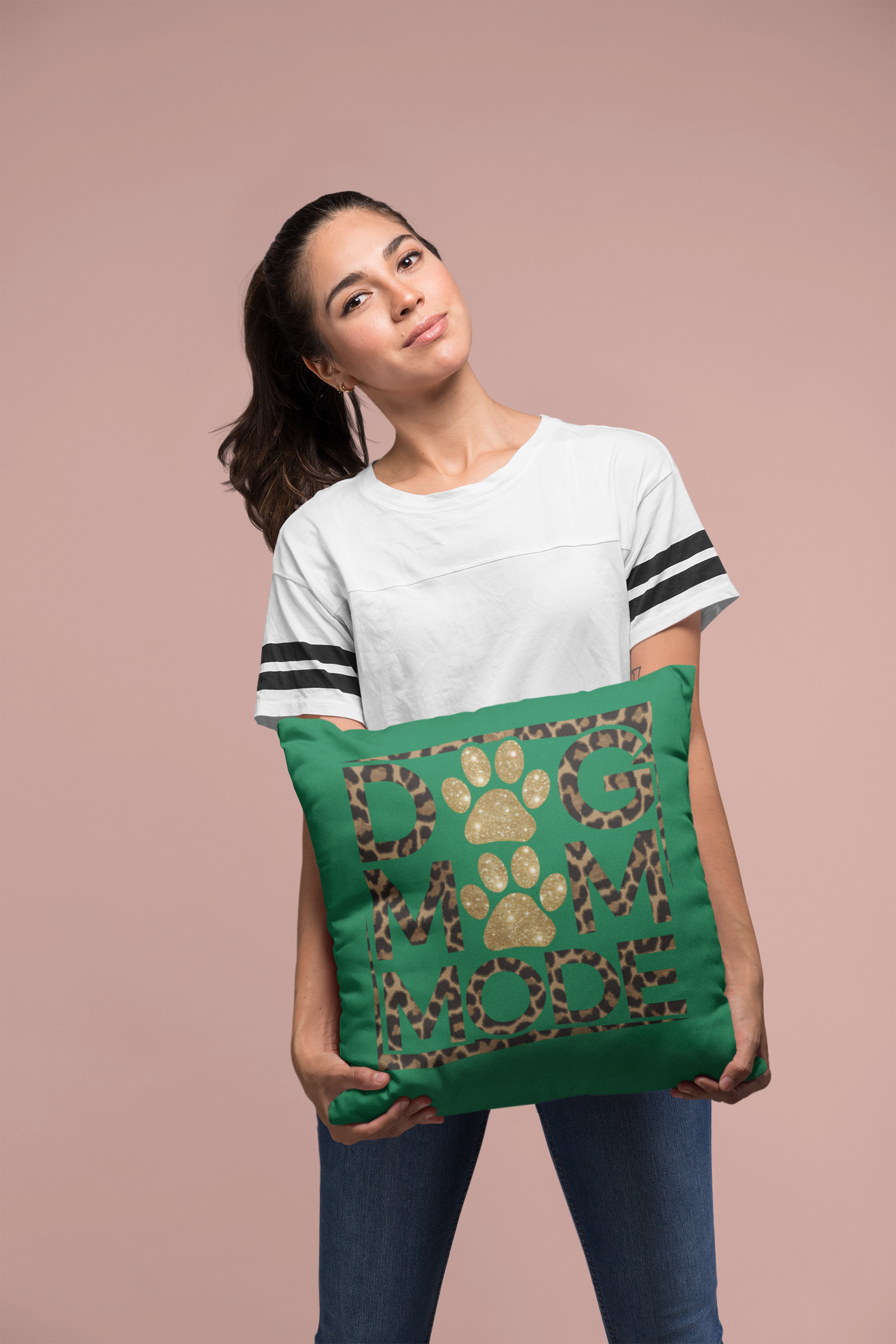 Dog Mom Mode Pillow – Gift for Shih Tzu Moms and Dog Lovers