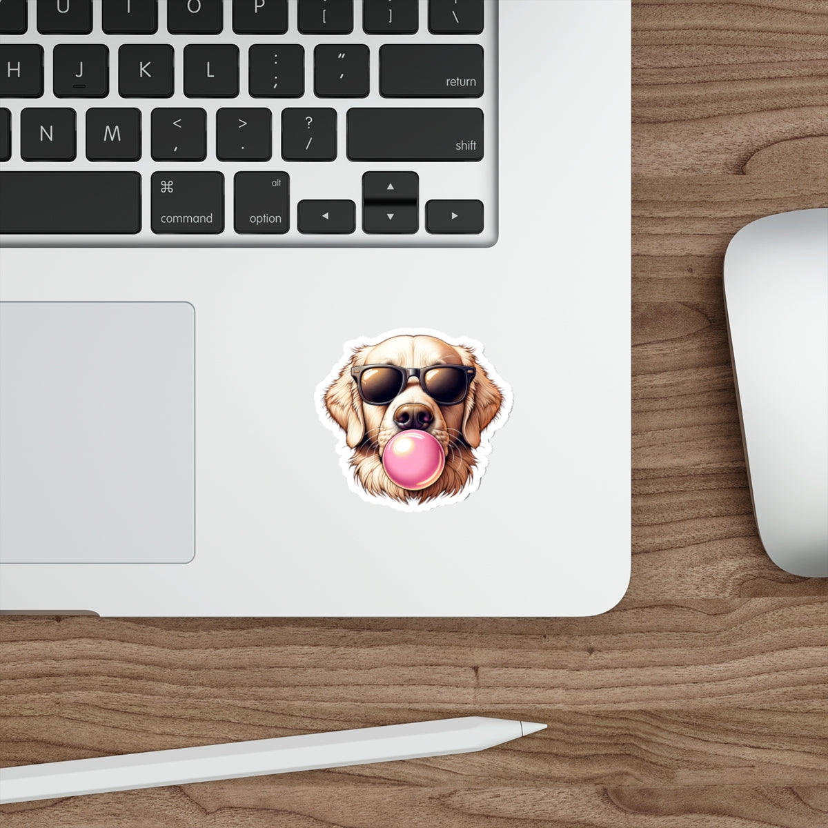 Golden-with-Gum- Die-Cut Stickers