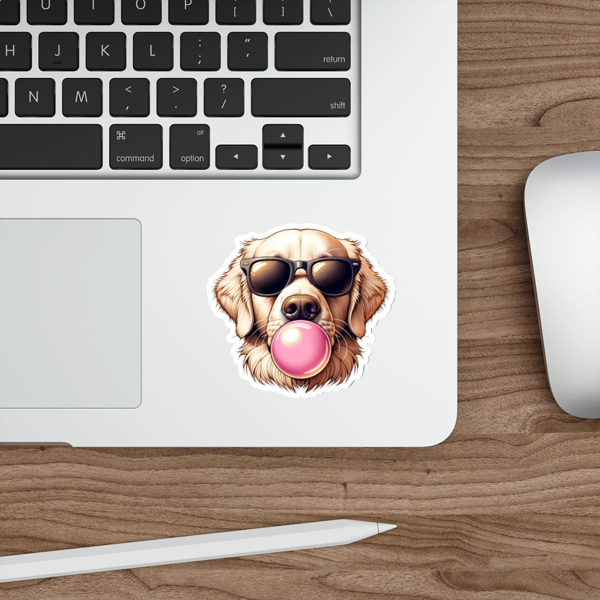 Golden-with-Gum- Die-Cut Stickers
