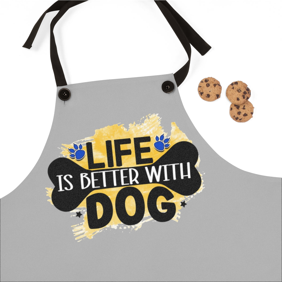 Life Is Better With Dog Apron – Cute Gift for Dog Lovers and Owners