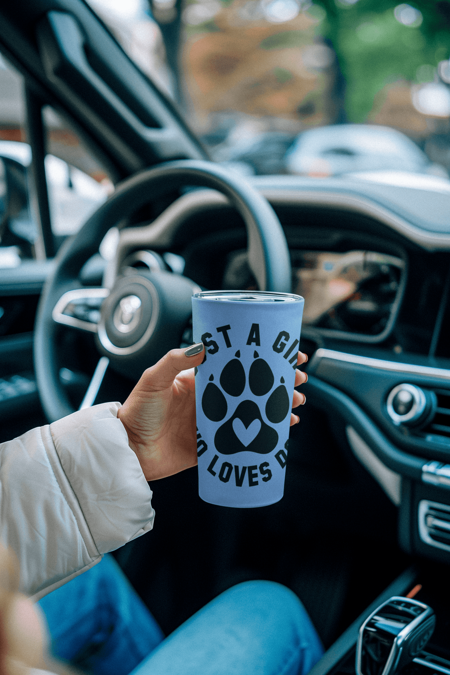 Just a Girl Who Loves Dogs Tumbler