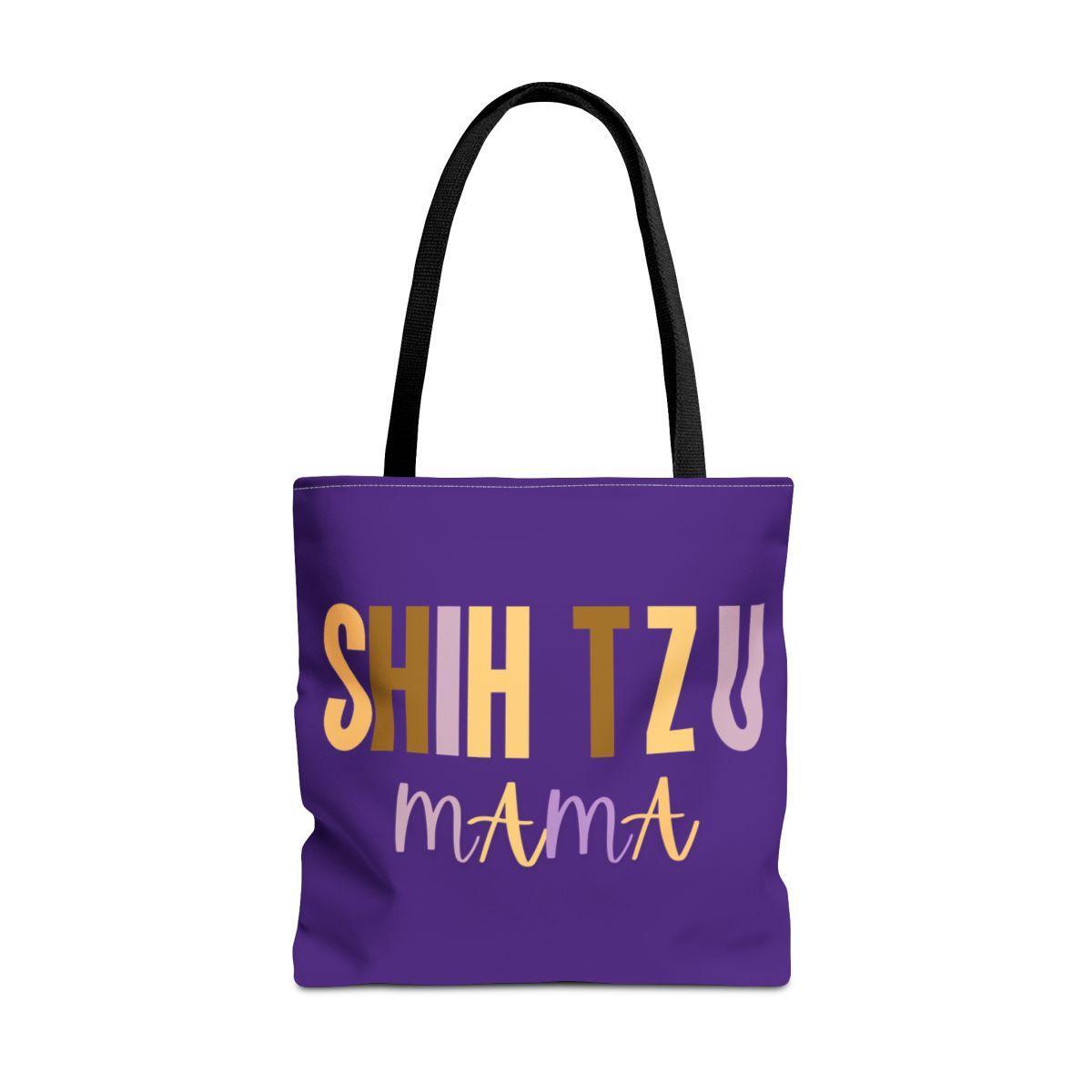 Shih Tzu Mama Words Tote Bag - Shih Tzu Gifts