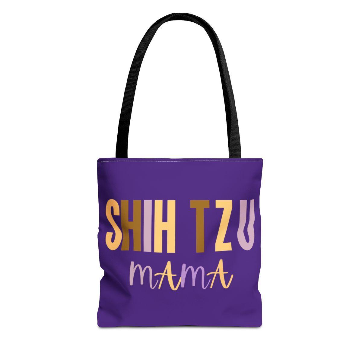 Shih Tzu Mama Words Tote Bag - Shih Tzu Gifts