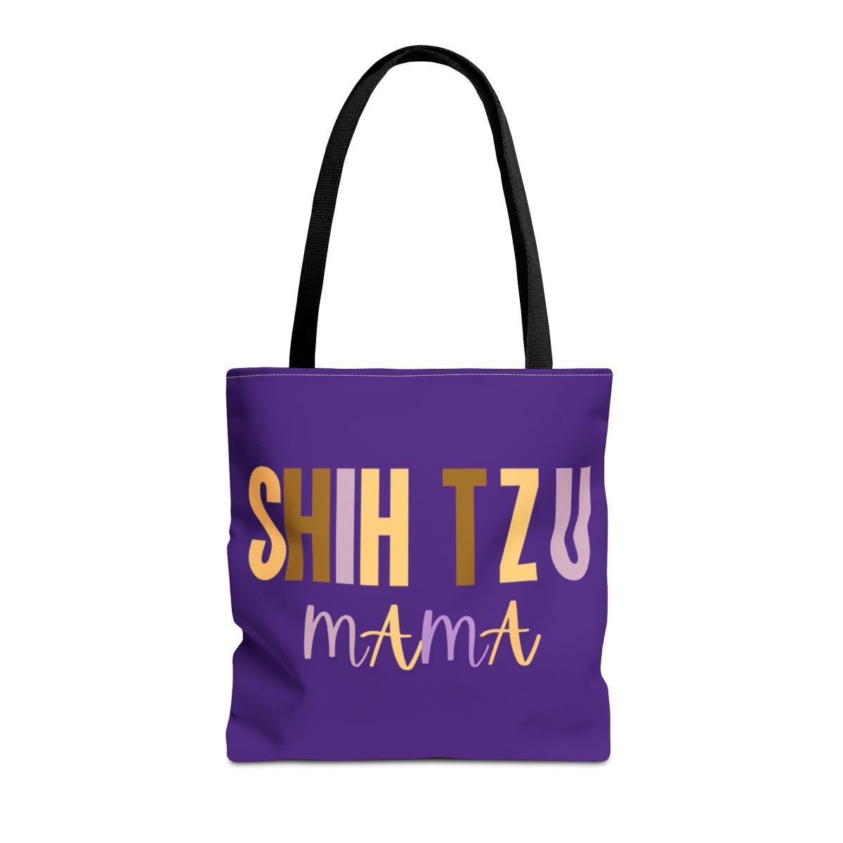 Shih Tzu Mama Words Tote Bag - Shih Tzu Gifts