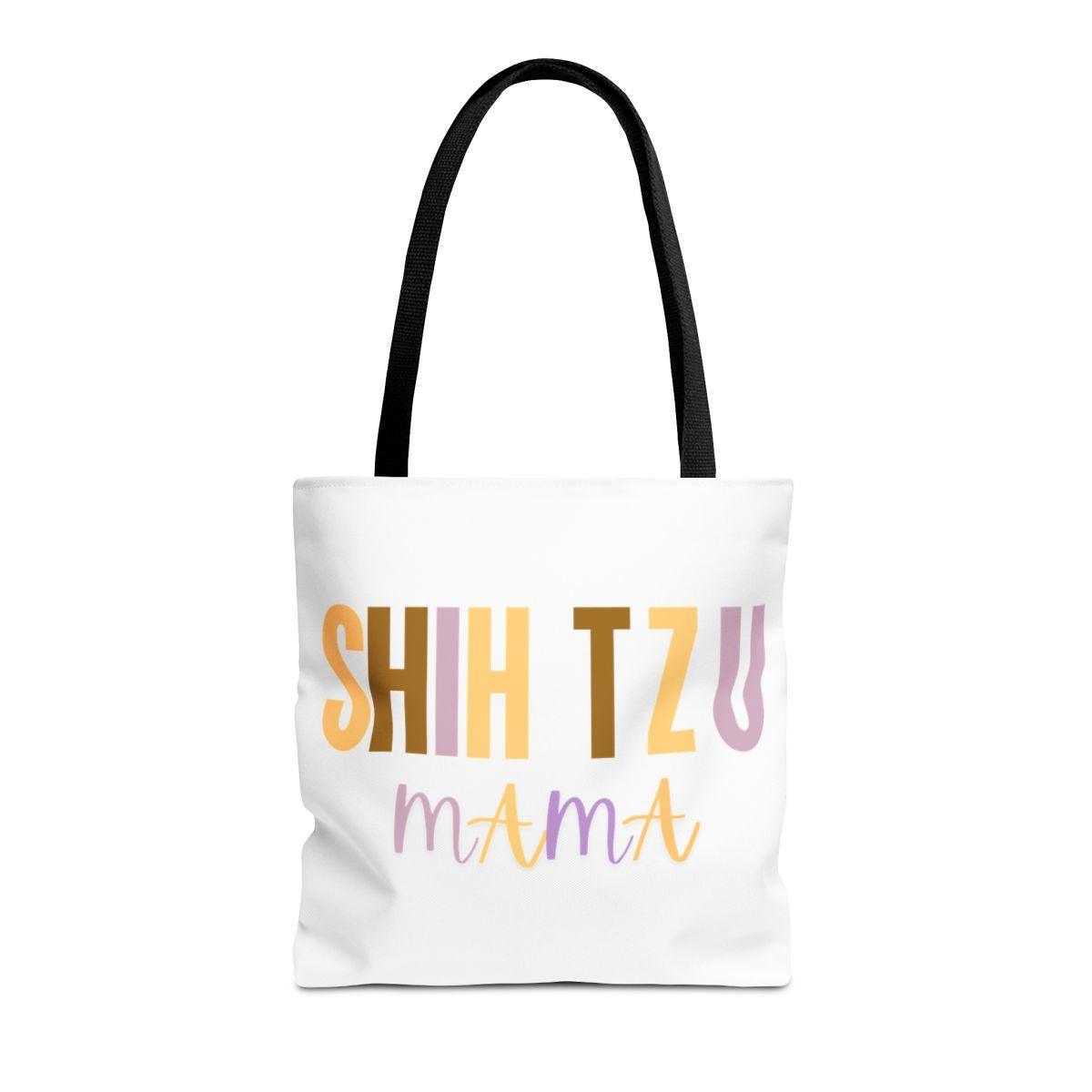 Shih Tzu Mama Words Tote Bag - Shih Tzu Gifts
