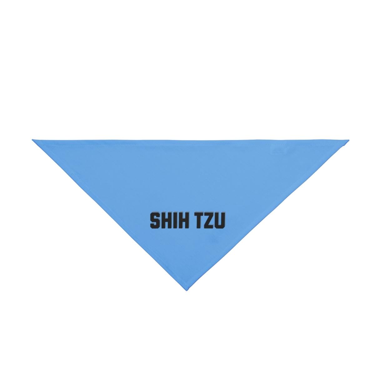 Trendy Shih Tzu Text Dog Bandana – Stylish & Comfortable Pet Wear