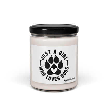 Just a Girl Who Loves Dogs Candle