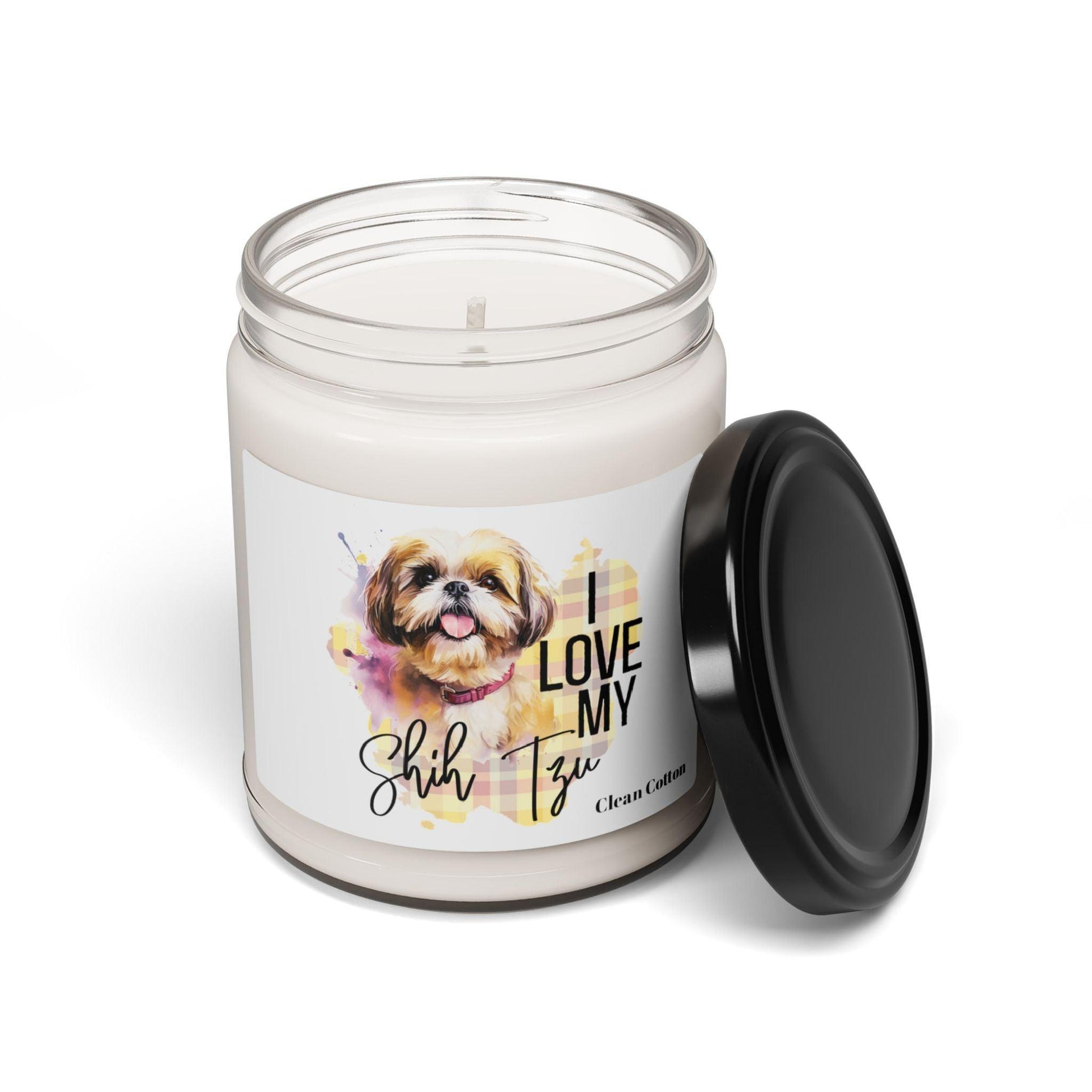 I Love My Shih Tzu Scented Soy Candle 9oz - Shih Tzu Gifts