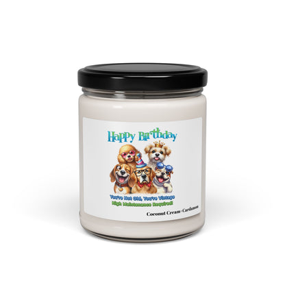 You’re Not Old, You’re Vintage Scented Candle – Funny Dog Gift