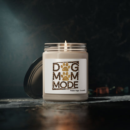 Dog Mom Mode Scented Soy Candle – Cute Gift for Shih Tzu Lovers