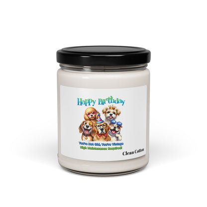 You’re Not Old, You’re Vintage Scented Candle – Funny Dog Gift